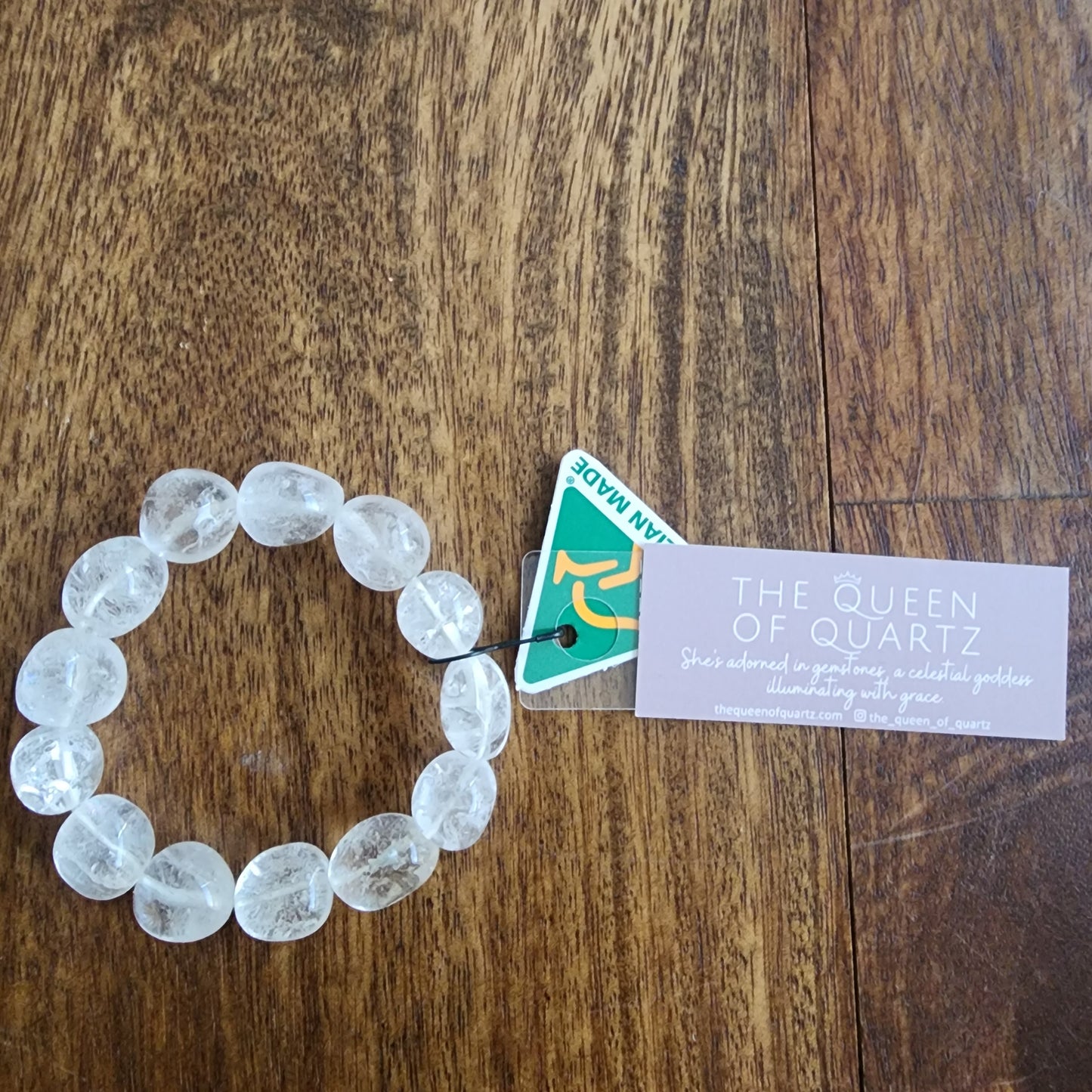 Clear Quartz Nugget Bracelet