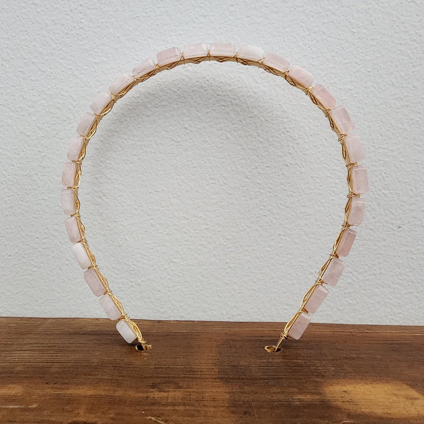 Rose Quartz Headband- Flats
