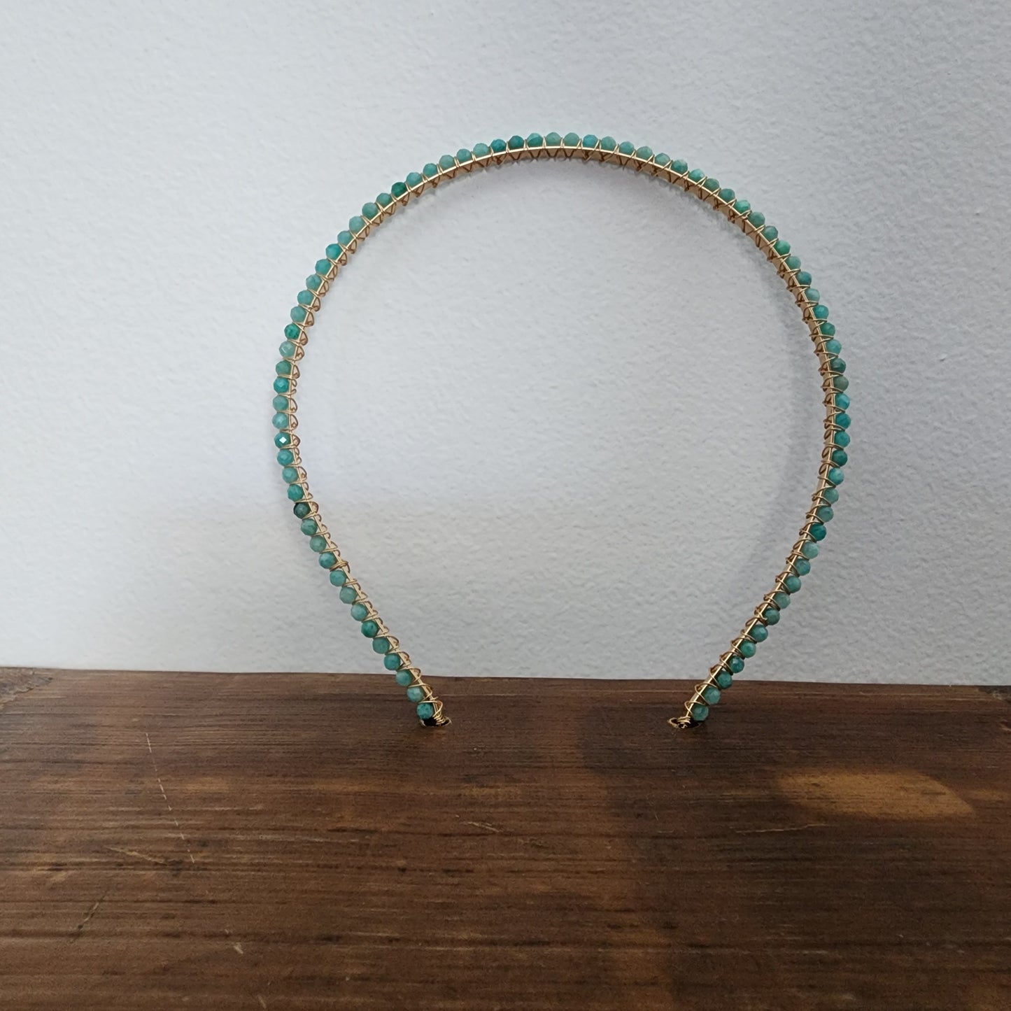 Amazonite Faceted Headband
