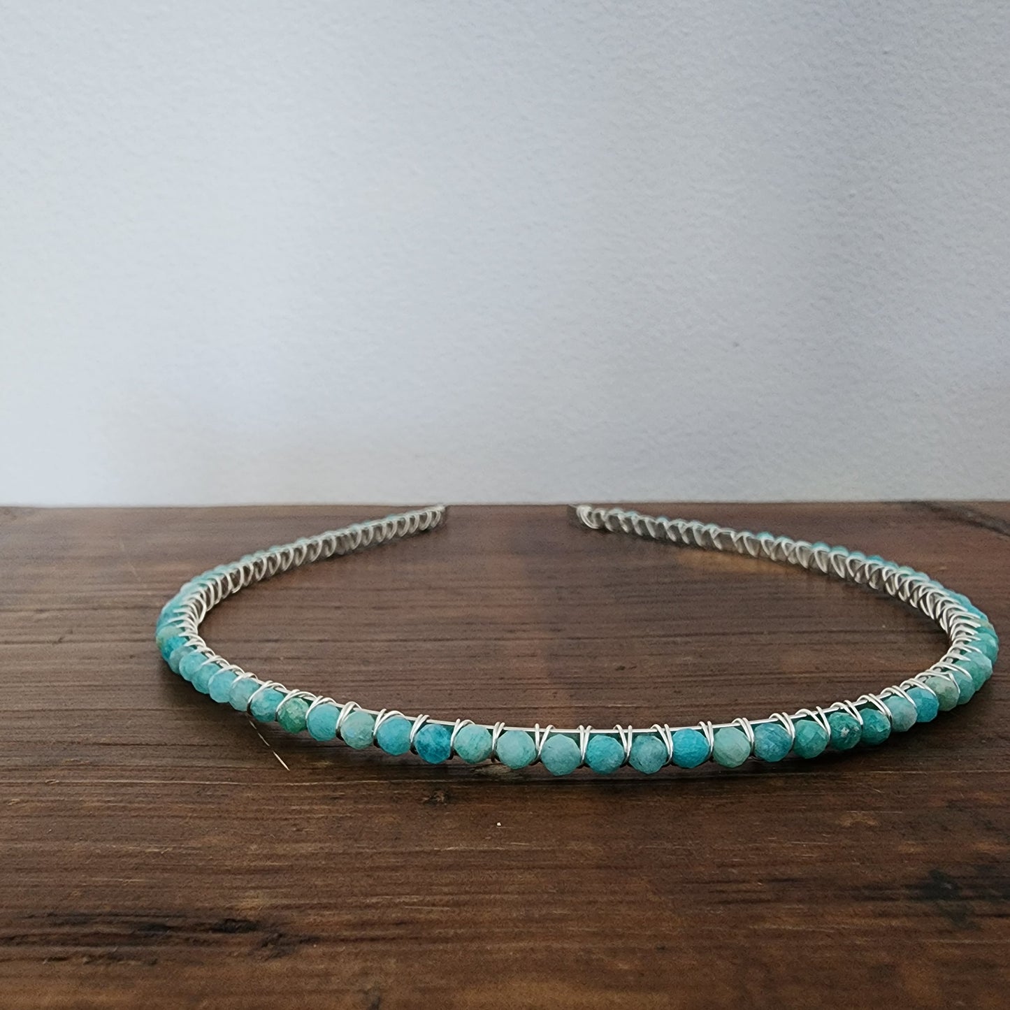 Amazonite Faceted Headband