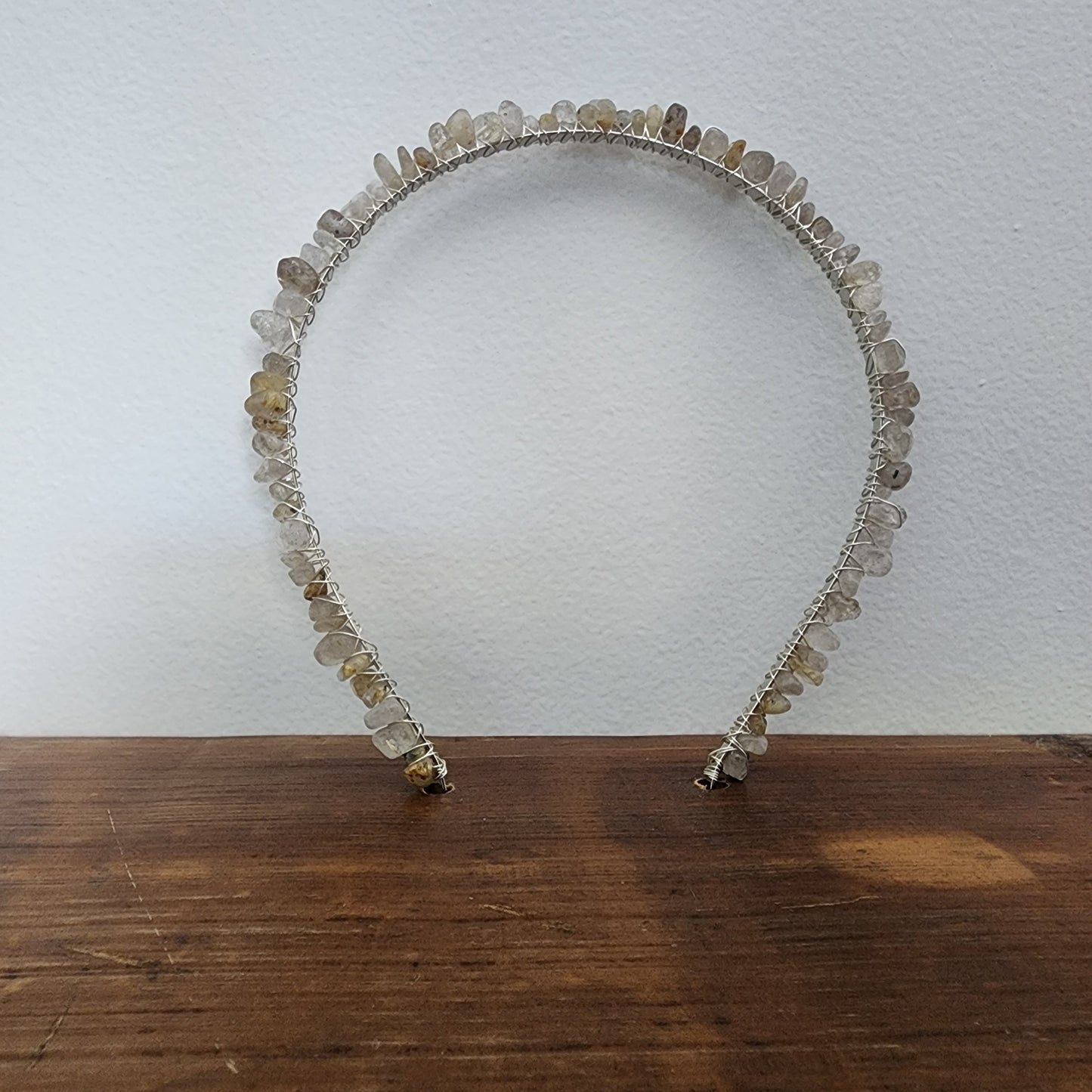 Rutile Quartz Chip Headband