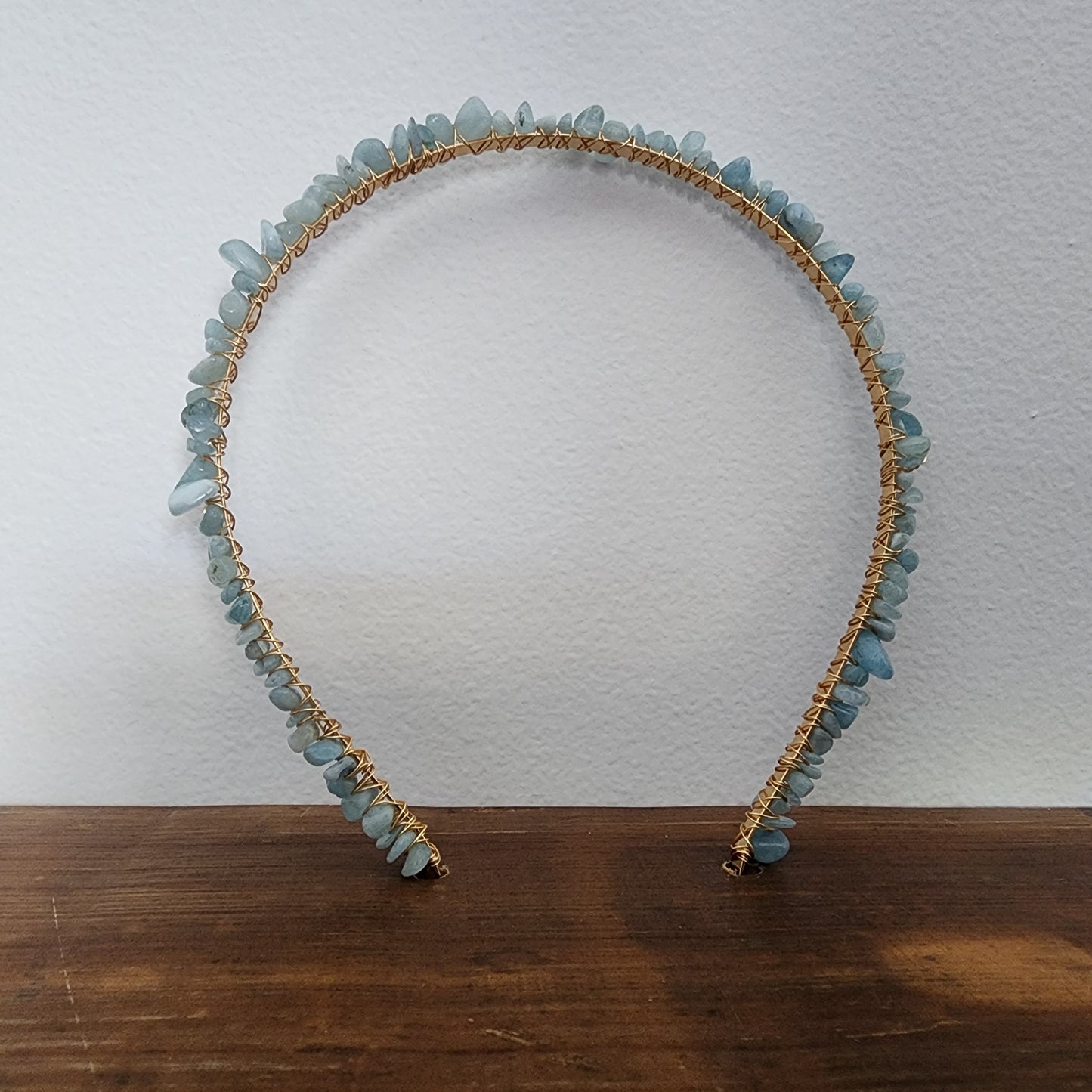 Aquamarine Chip Headband