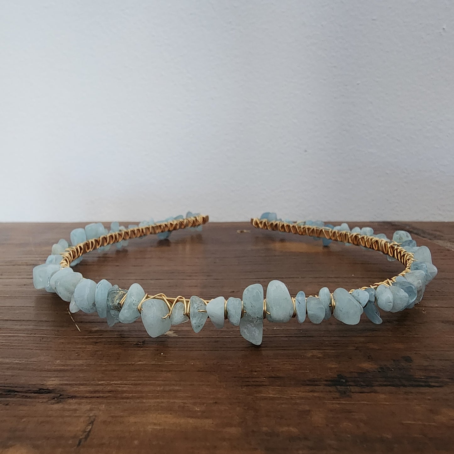 Aquamarine Chip Headband