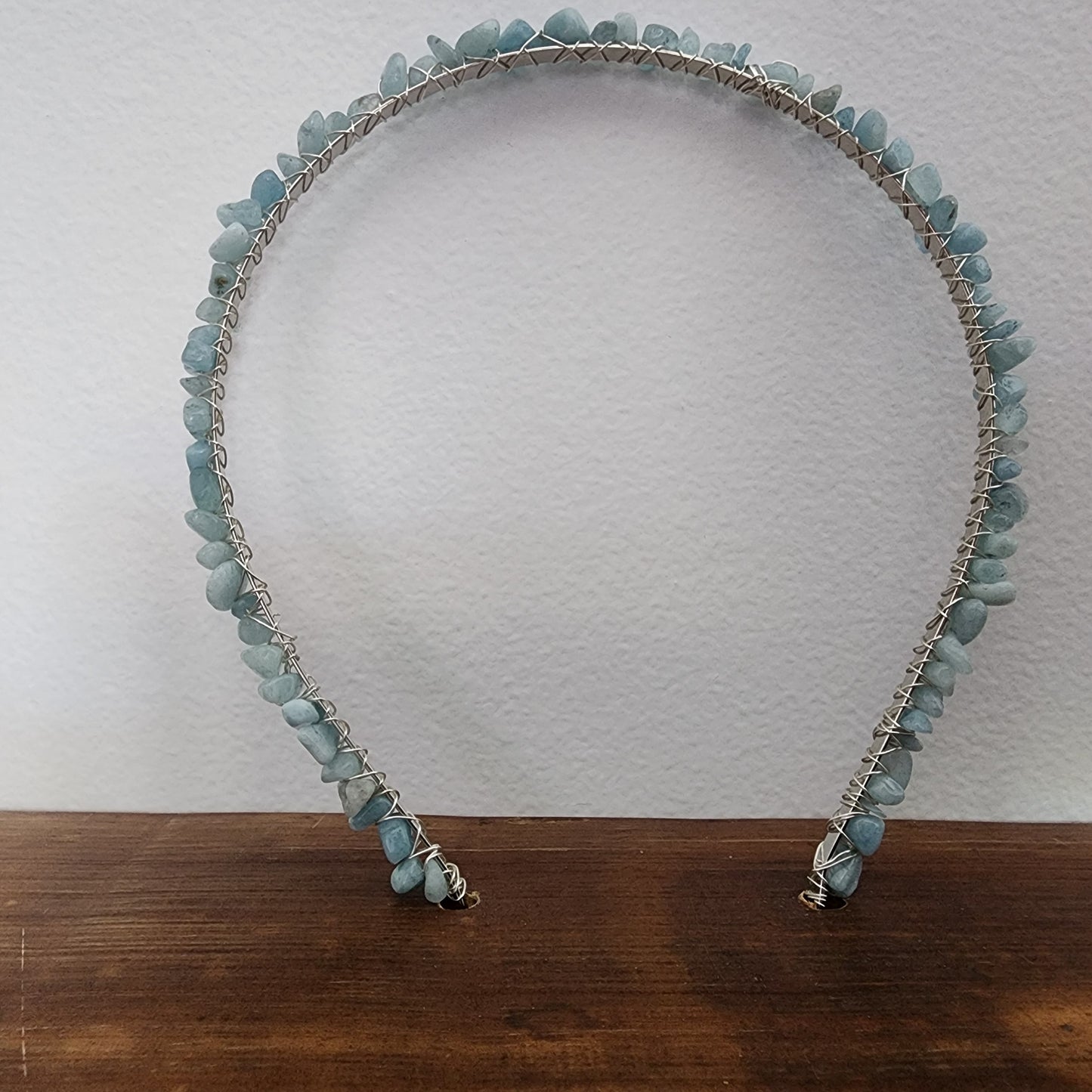 Aquamarine Chip Headband