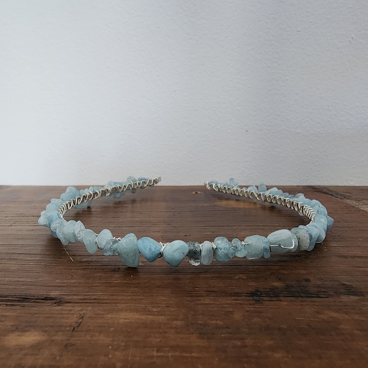Aquamarine Chip Headband