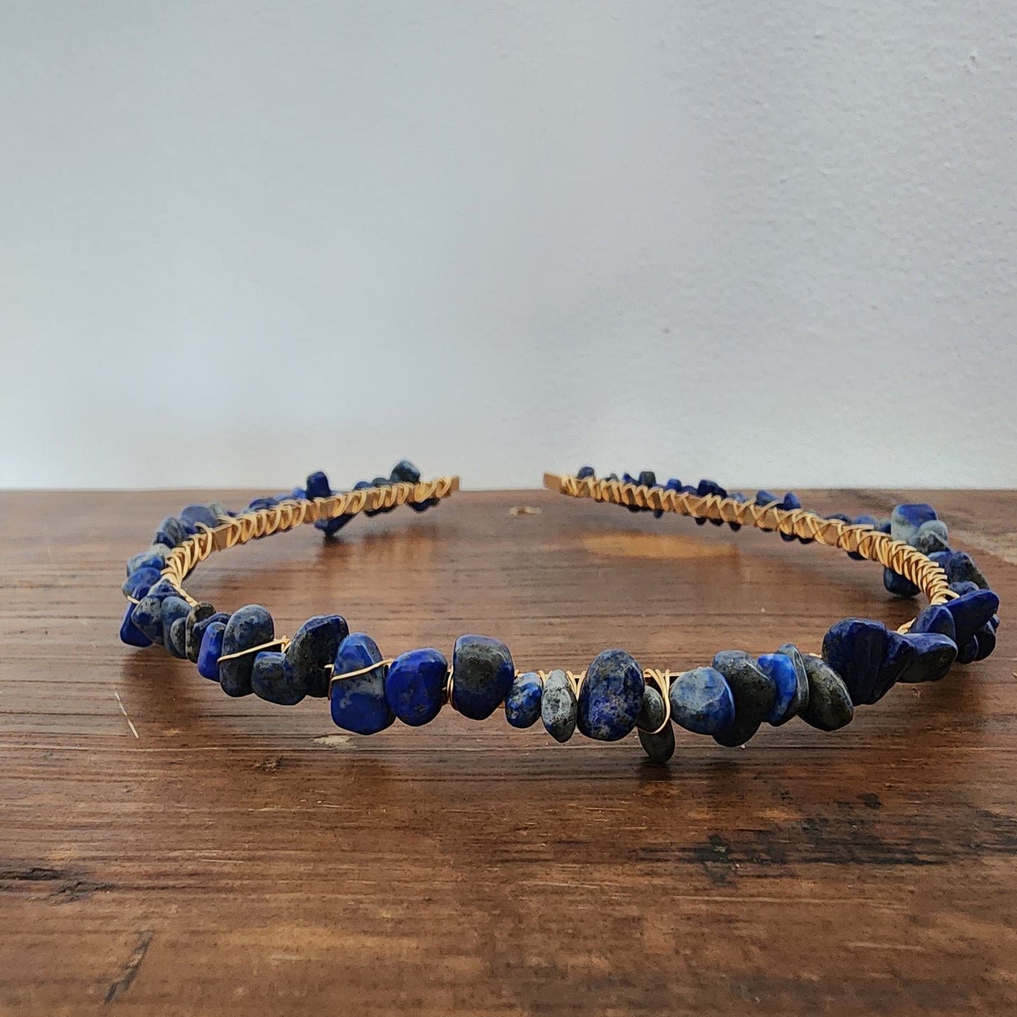 Lapis Lazuli Chip Headband