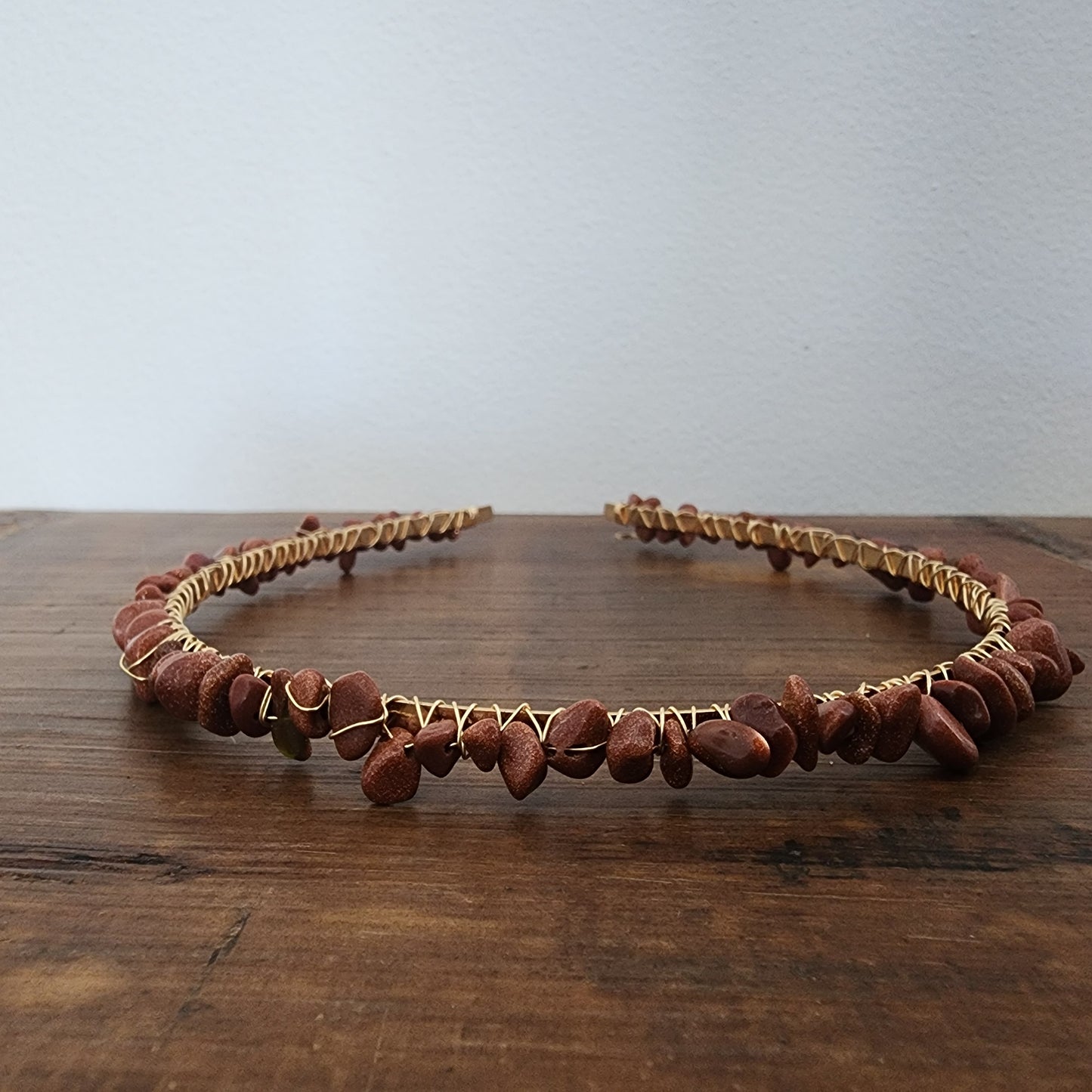 Goldstone Chip Headband