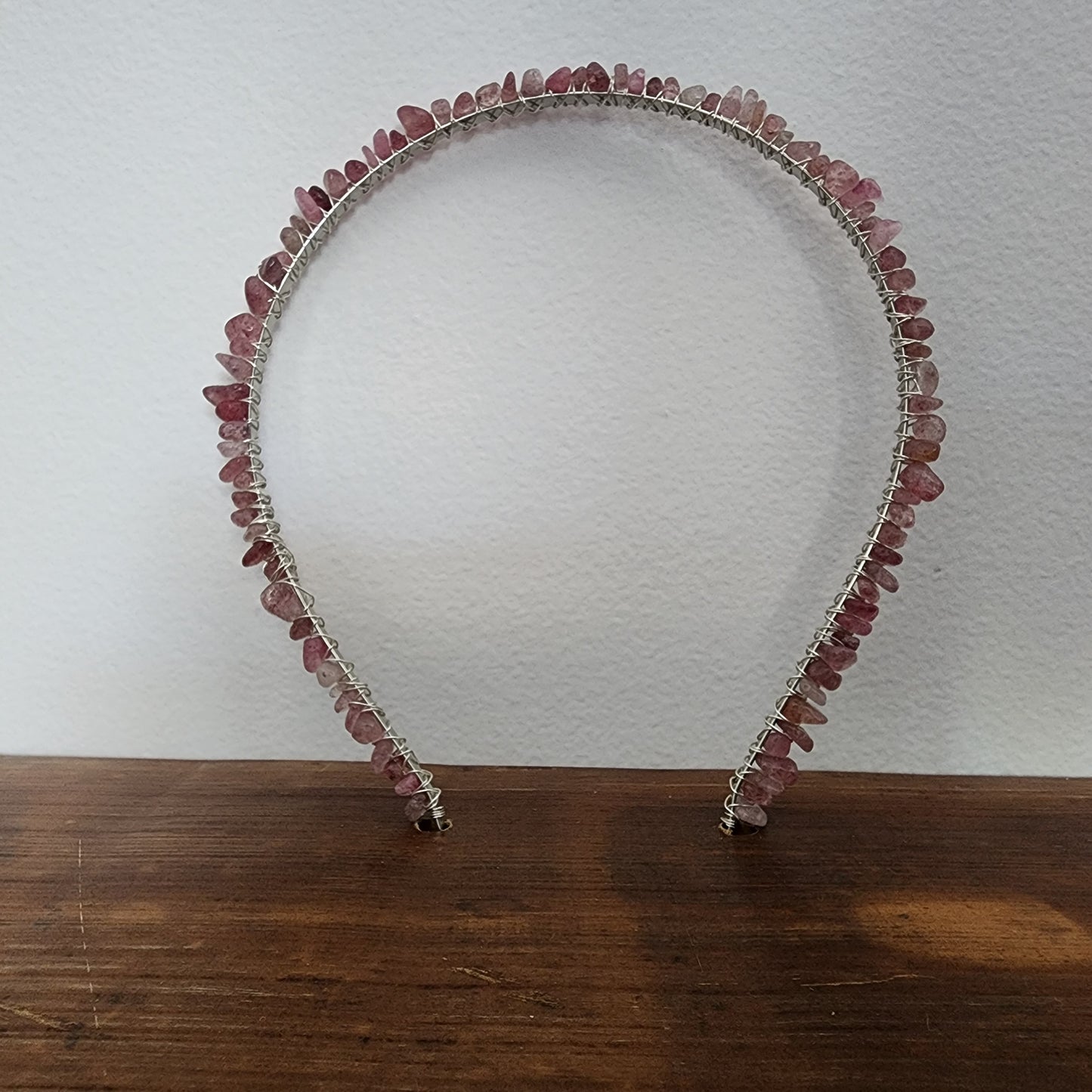 Strawberry Quartz Chip Headband