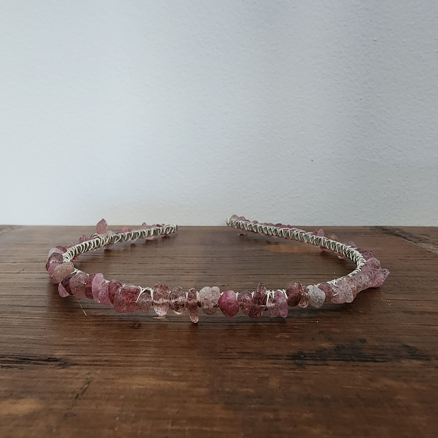 Strawberry Quartz Chip Headband