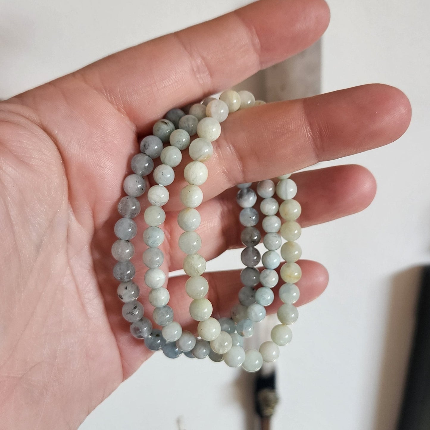 Aquamarine Round Bracelet