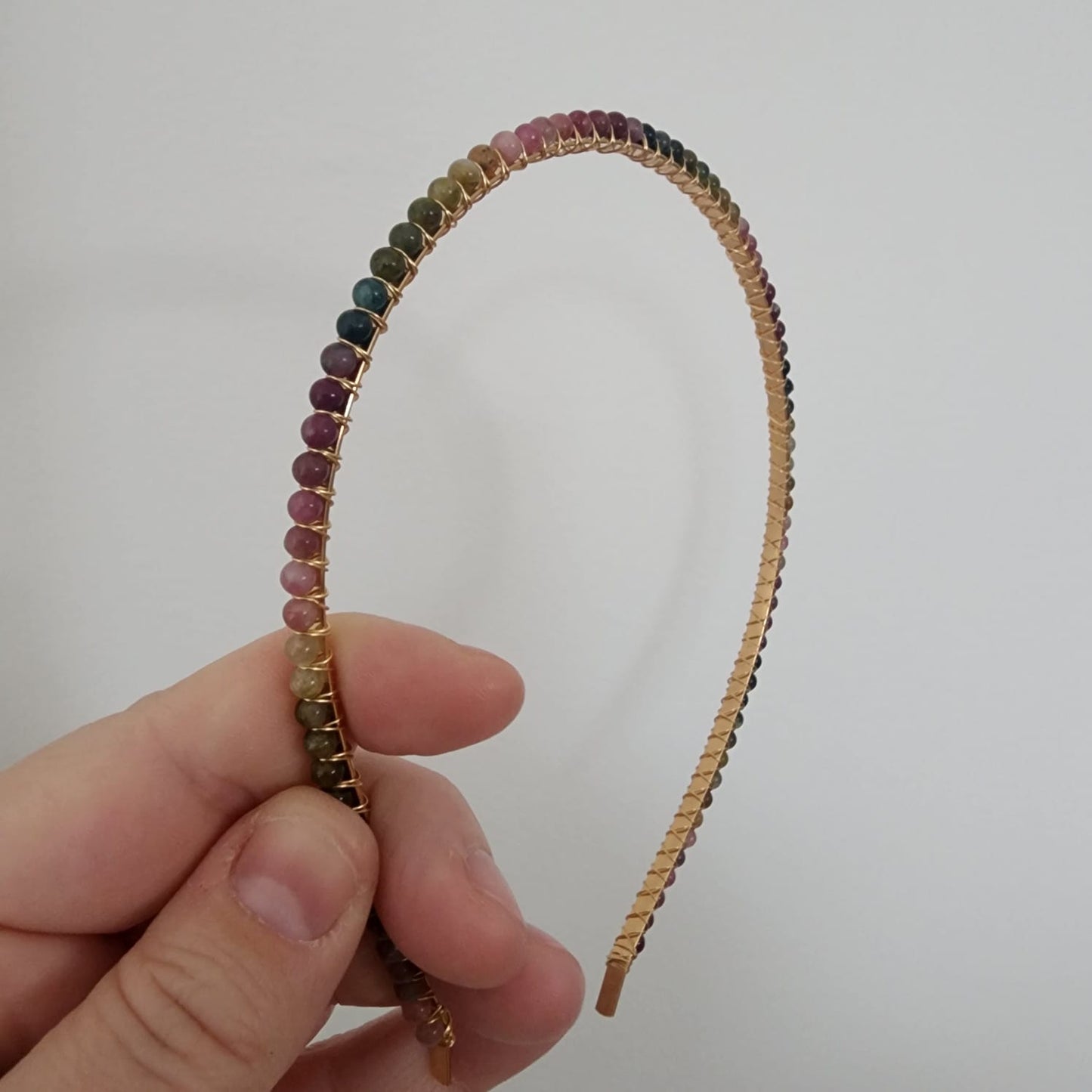 Multi-coloured Tourmaline Headband