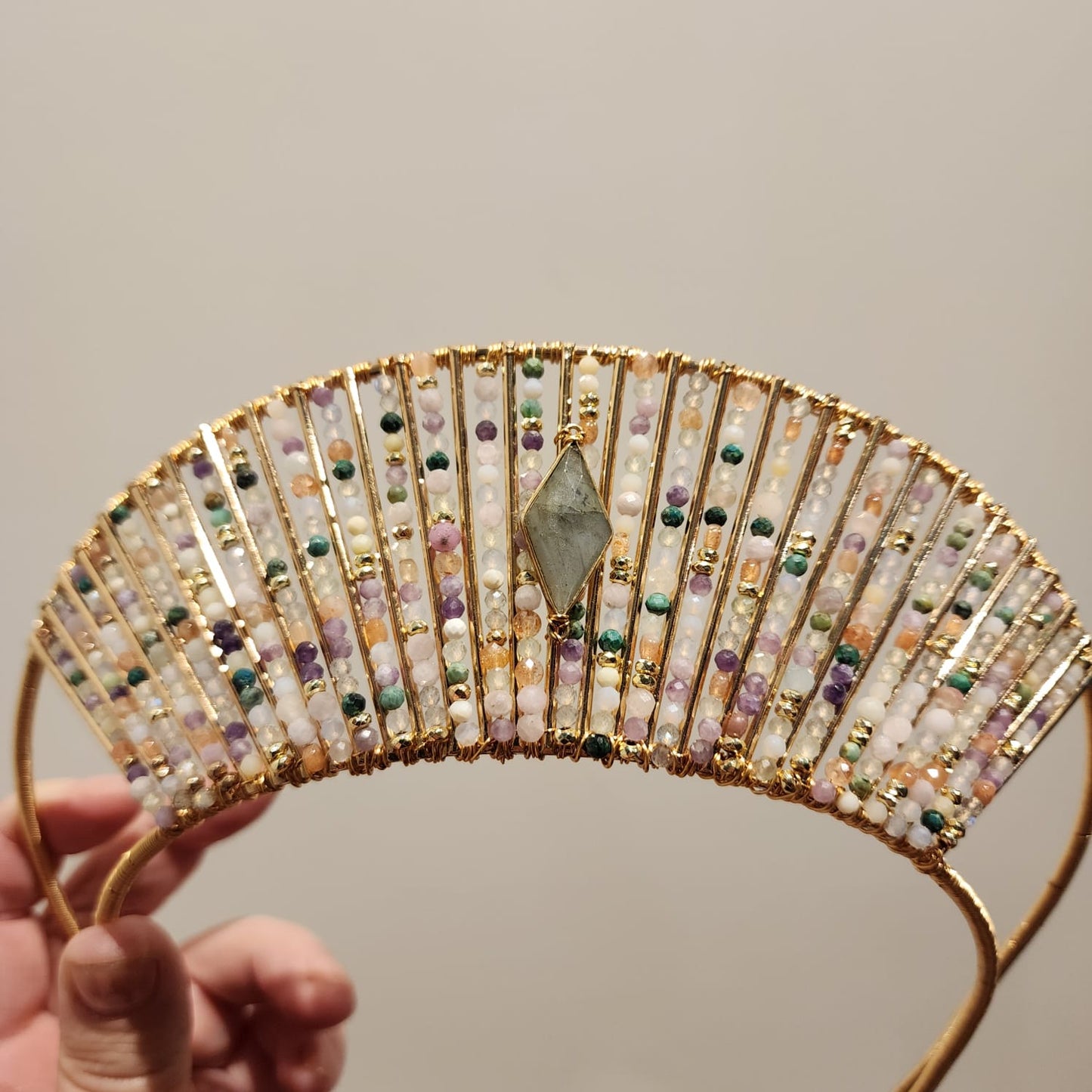Confetti Gemstone Crown