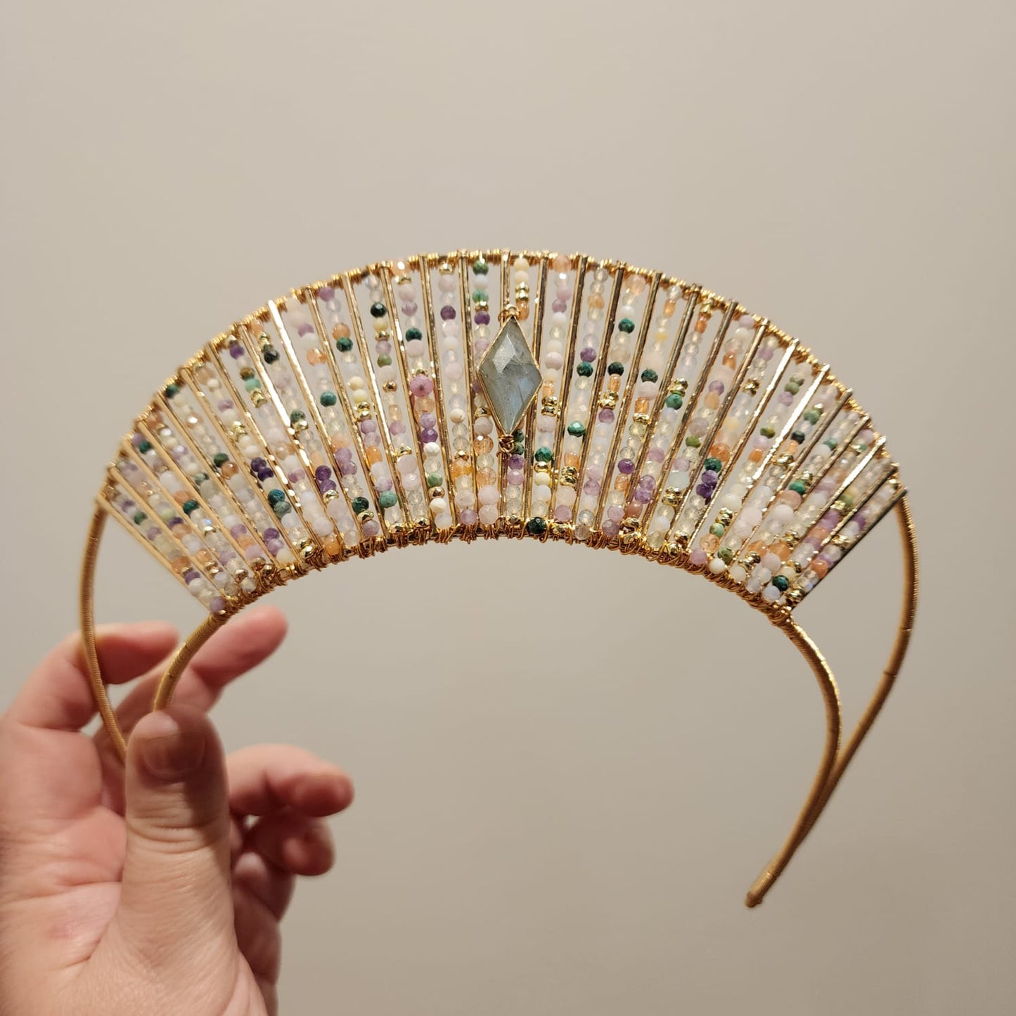 Confetti Gemstone Crown