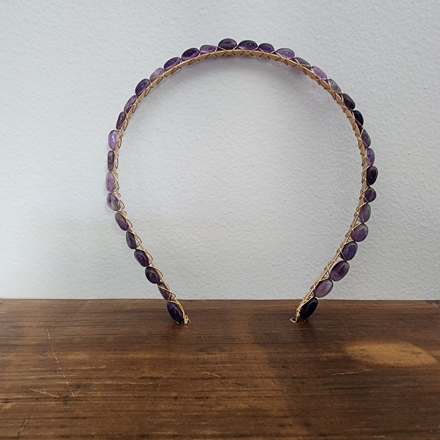 Amethyst Pebbles Headband