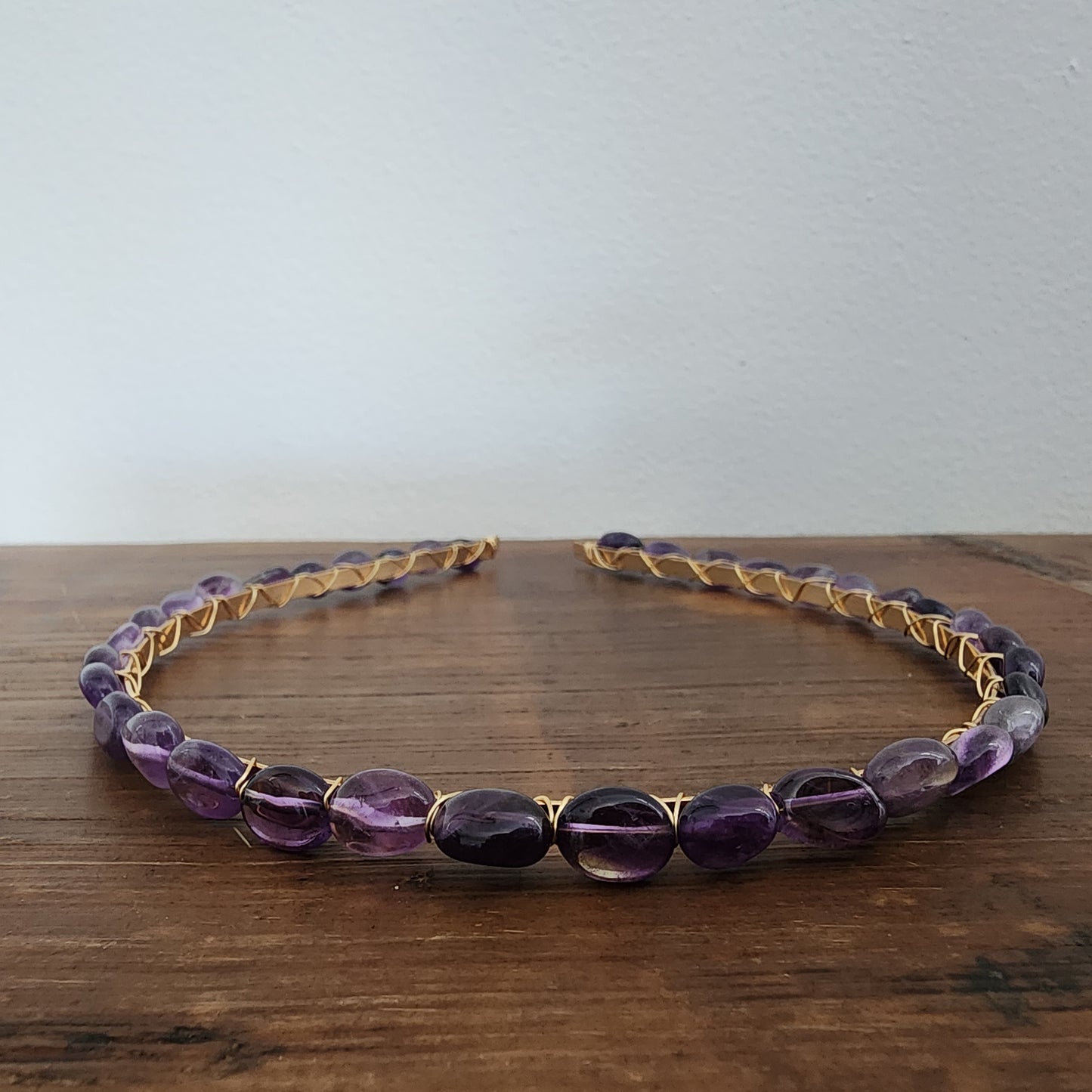 Amethyst Pebbles Headband