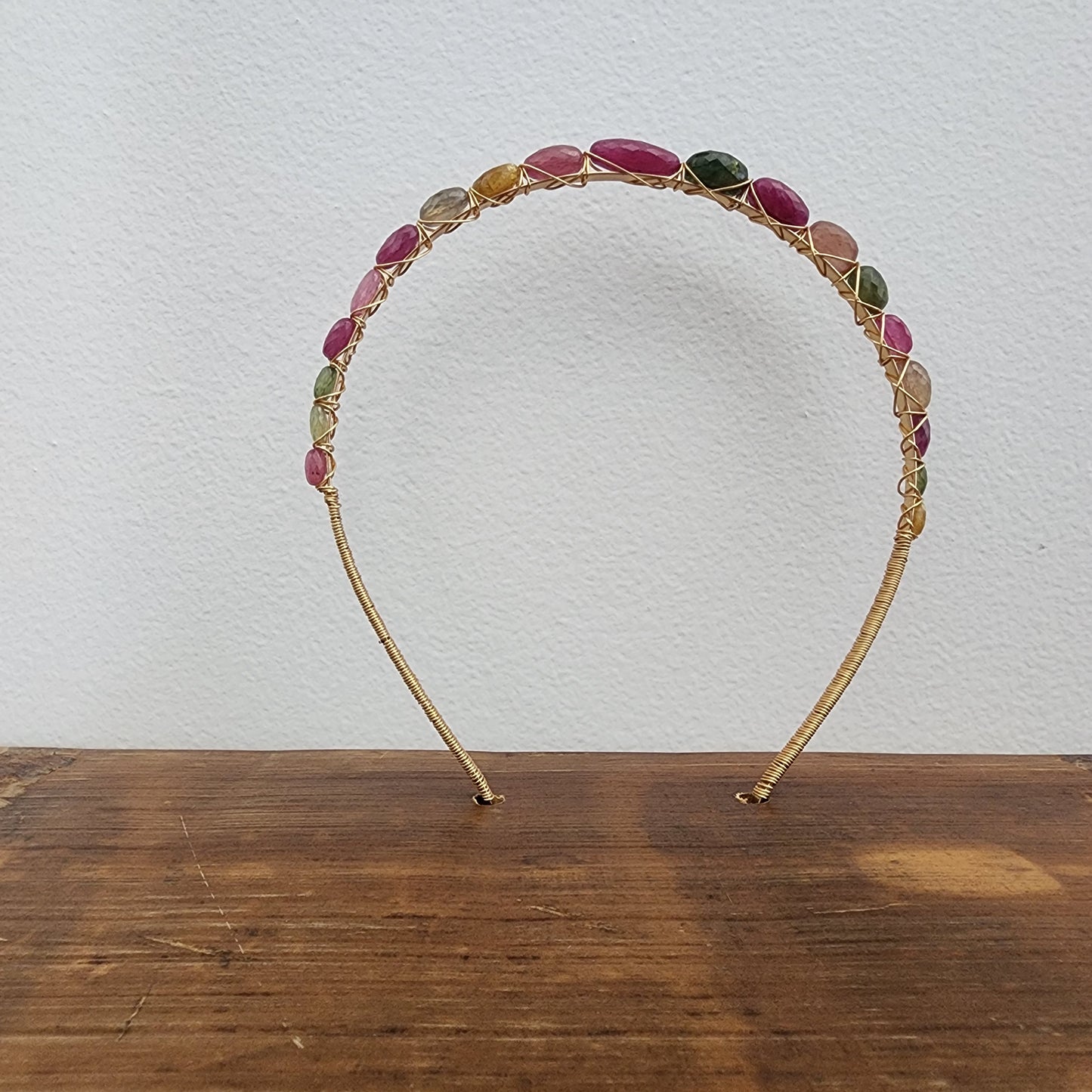 Multi-coloured Tourmaline Headband