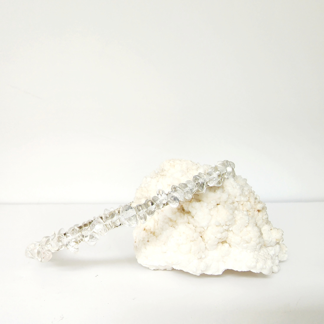 Clear Quartz Chip Headband