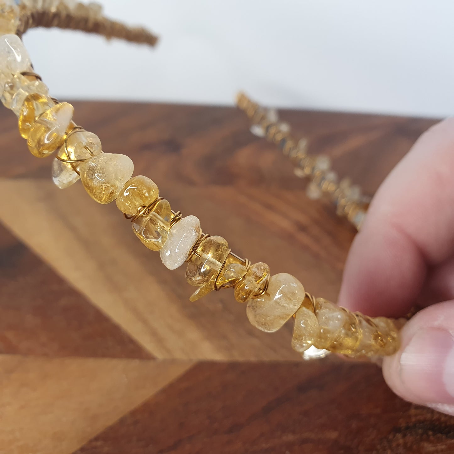 Citrine Chip Headband