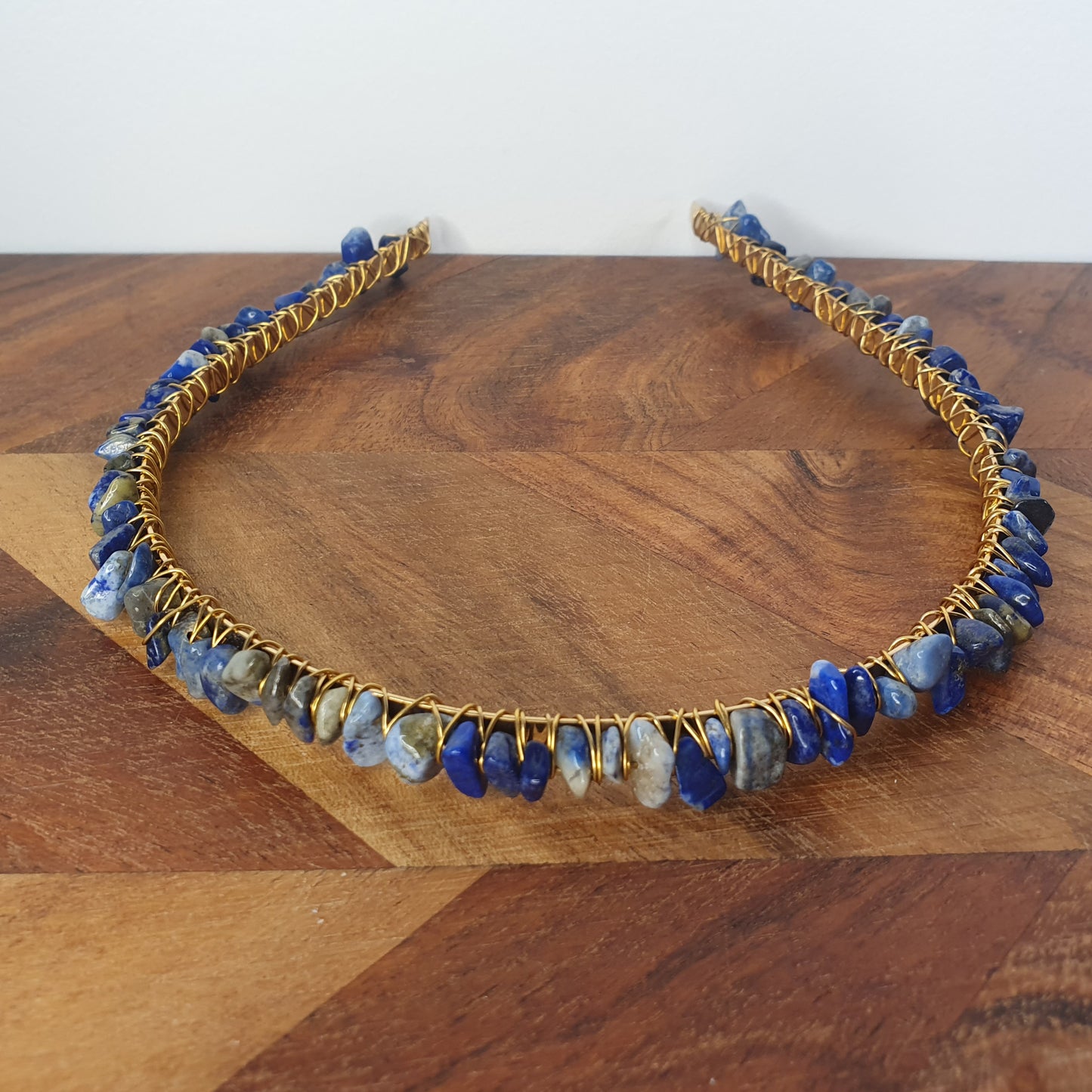 Lapis Lazuli Chip Headband