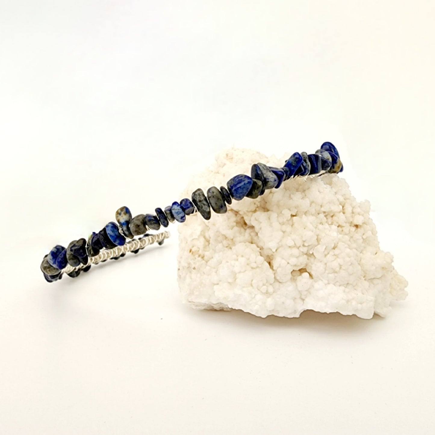 Lapis Lazuli Chip Headband