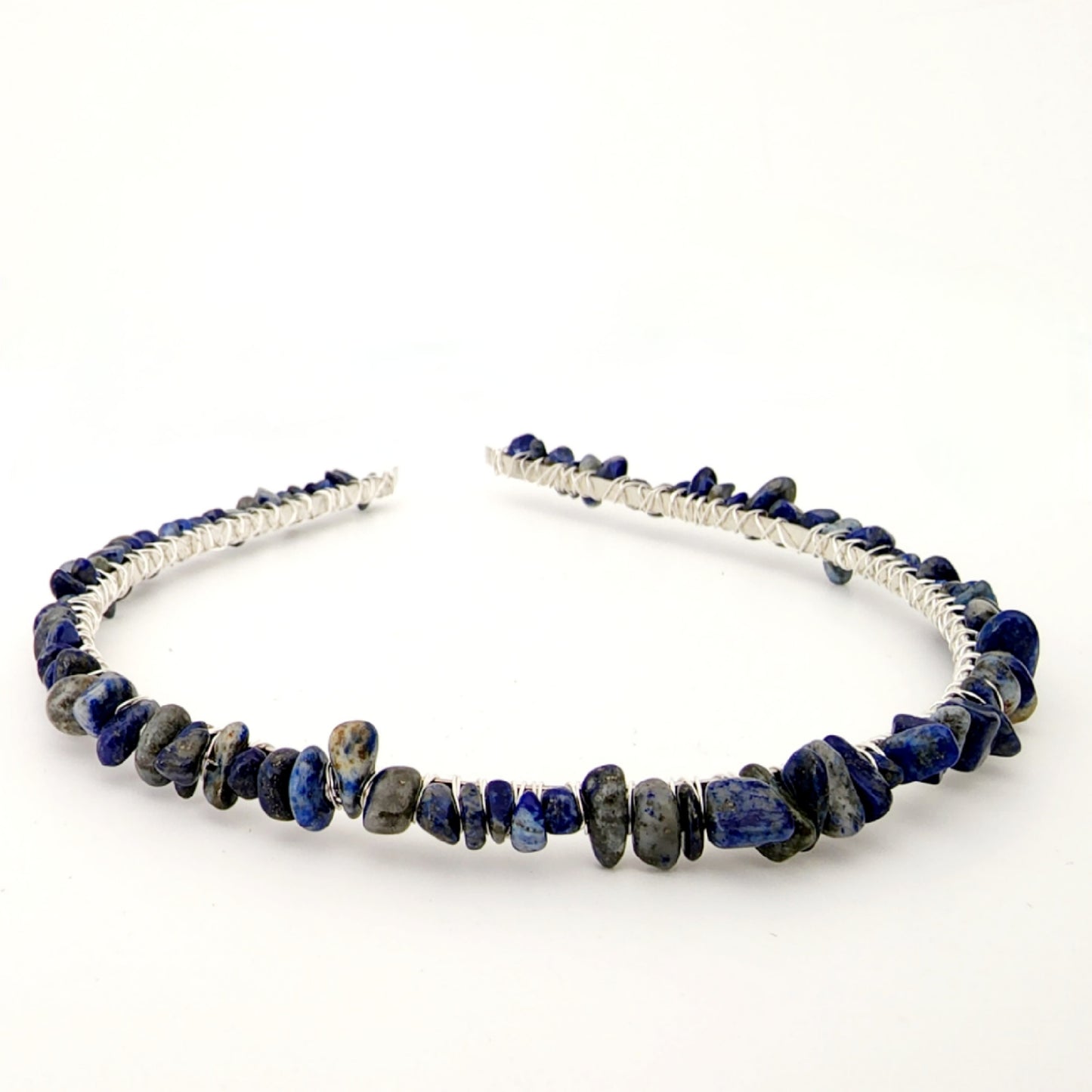 Lapis Lazuli Chip Headband