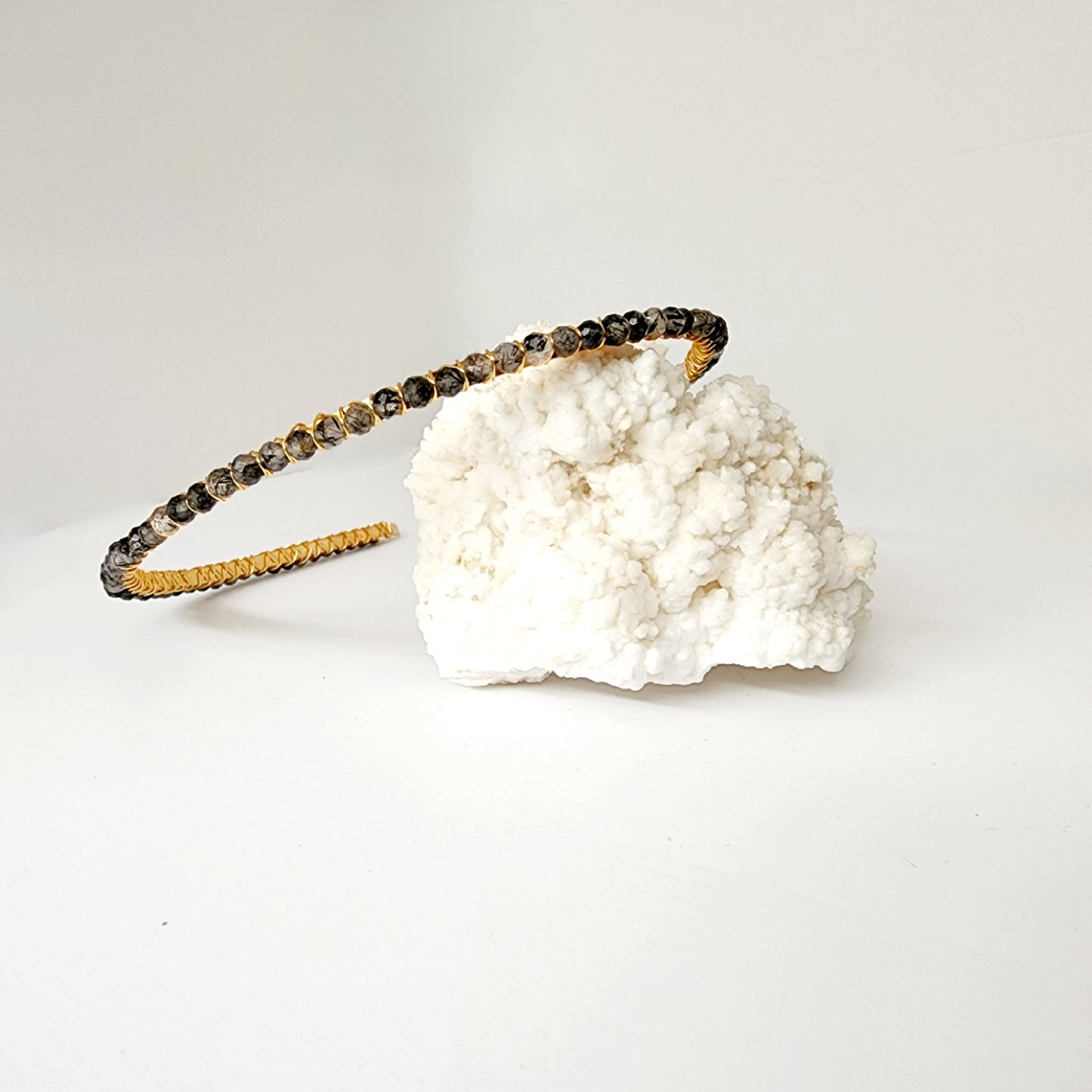 Tourmalinated Quartz Headband