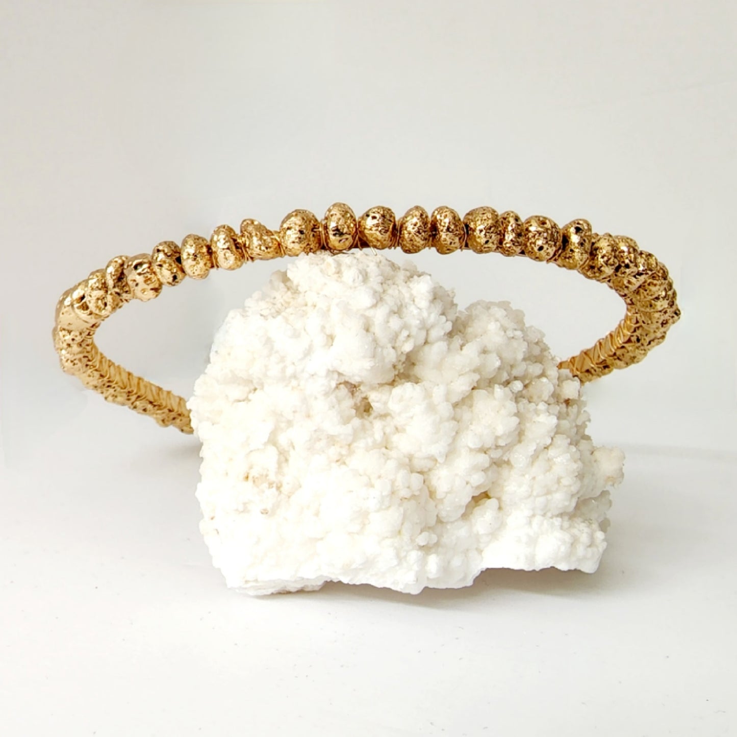 Gold Lava Nugget Headband