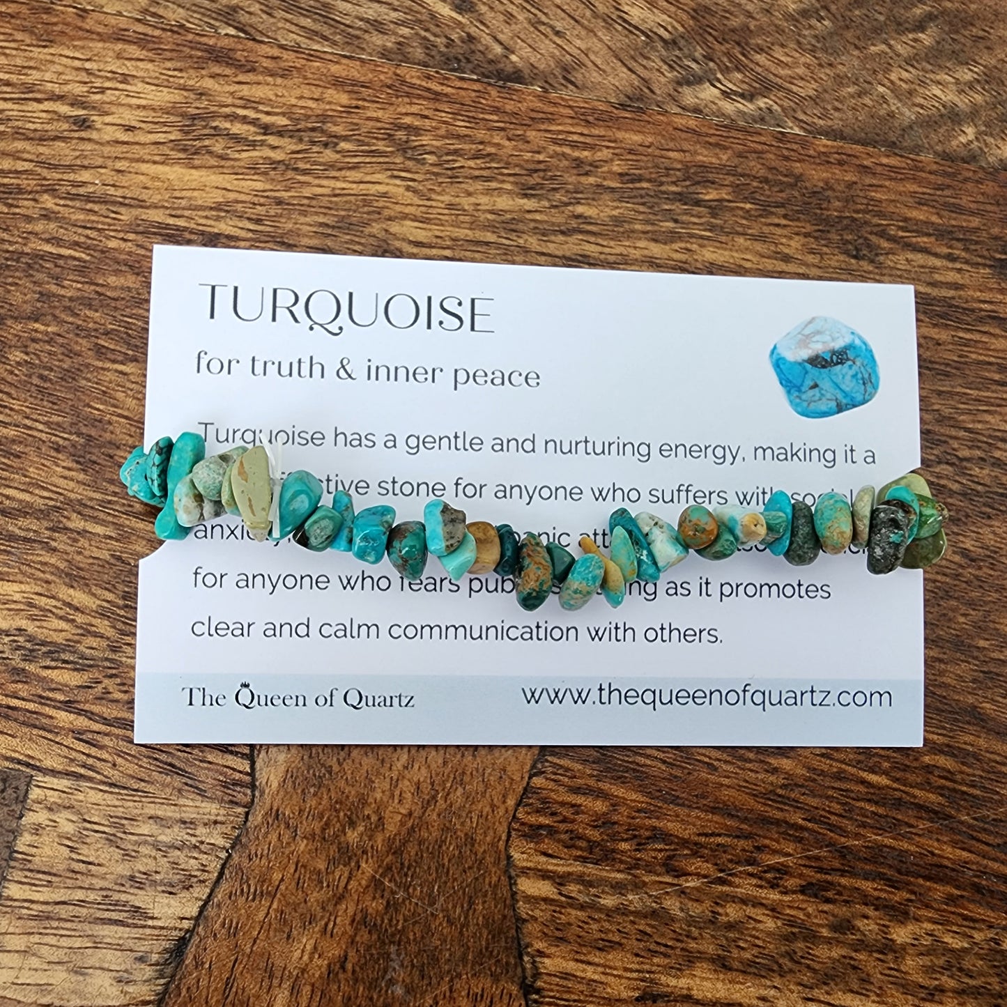 Turquoise Chip Bracelet