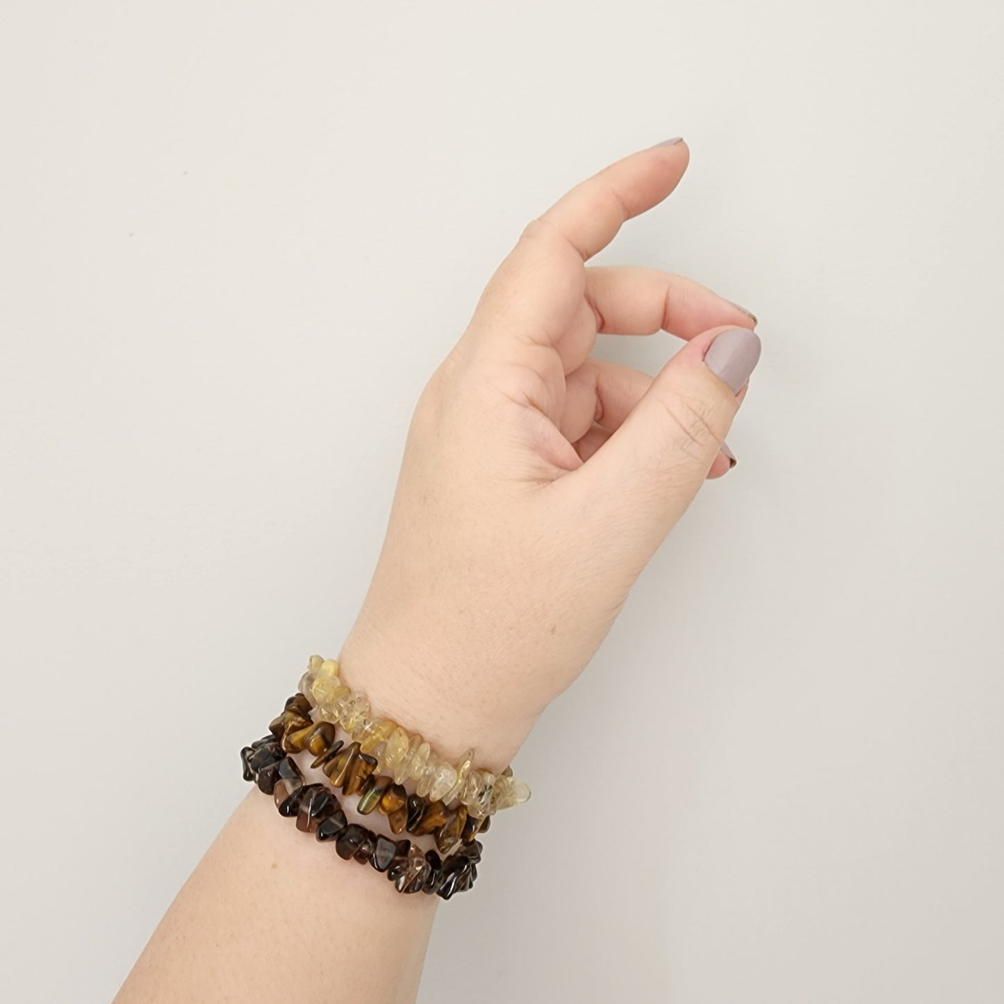 Smoky Quartz Chip Bracelet