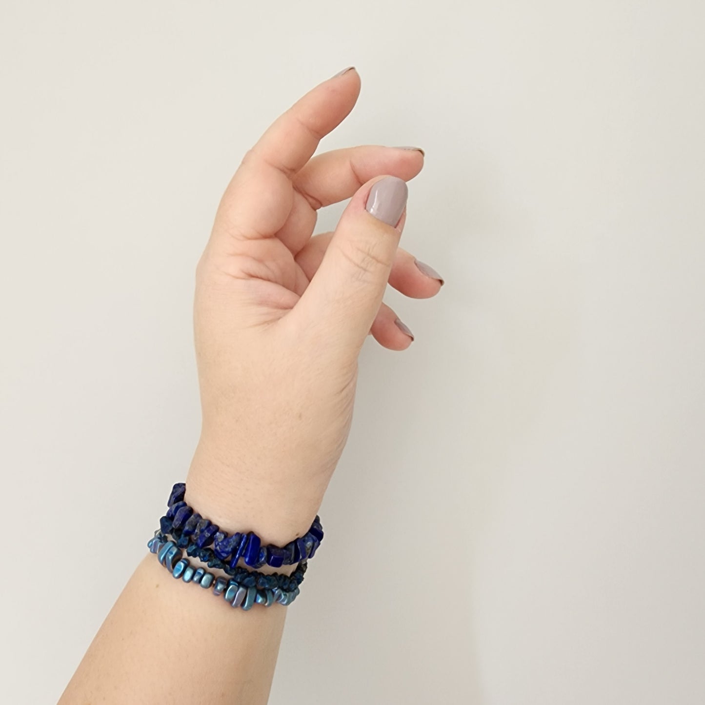 Lapis Lazuli Chip Bracelet
