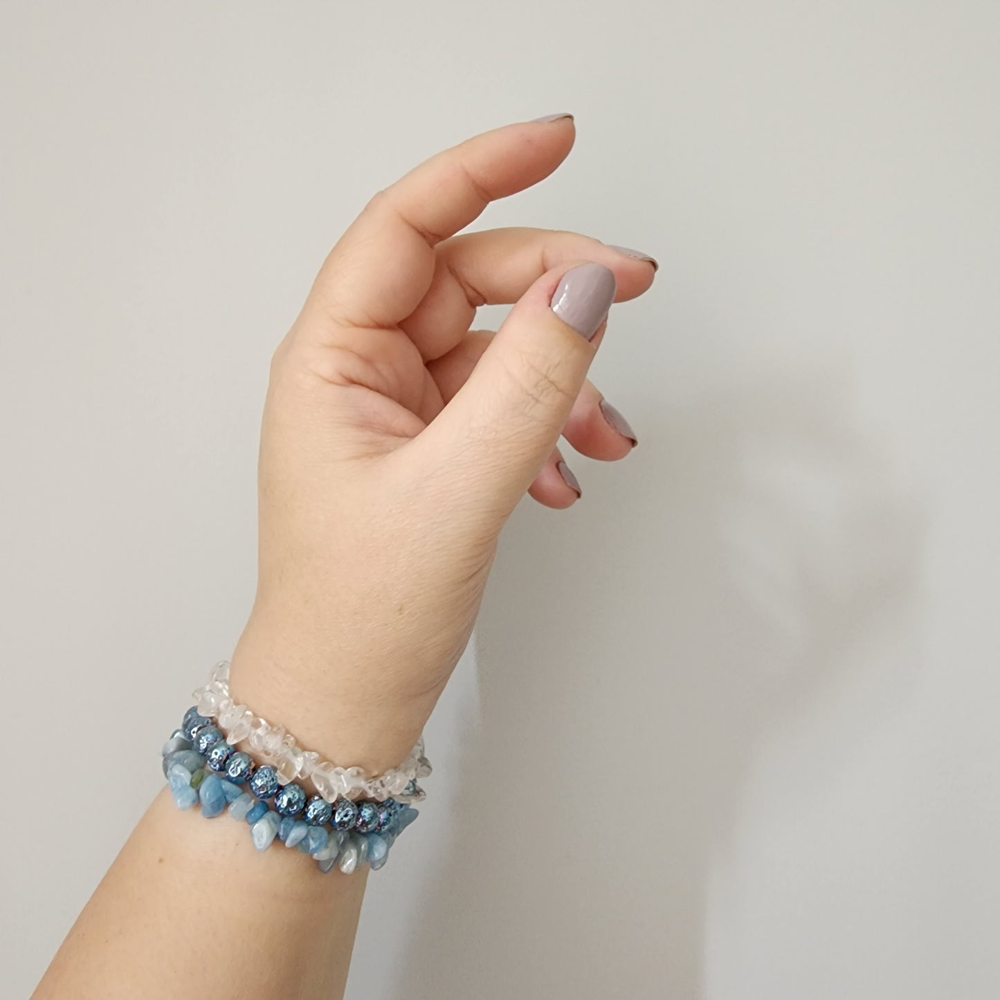 Clear Quartz Chip Bracelet