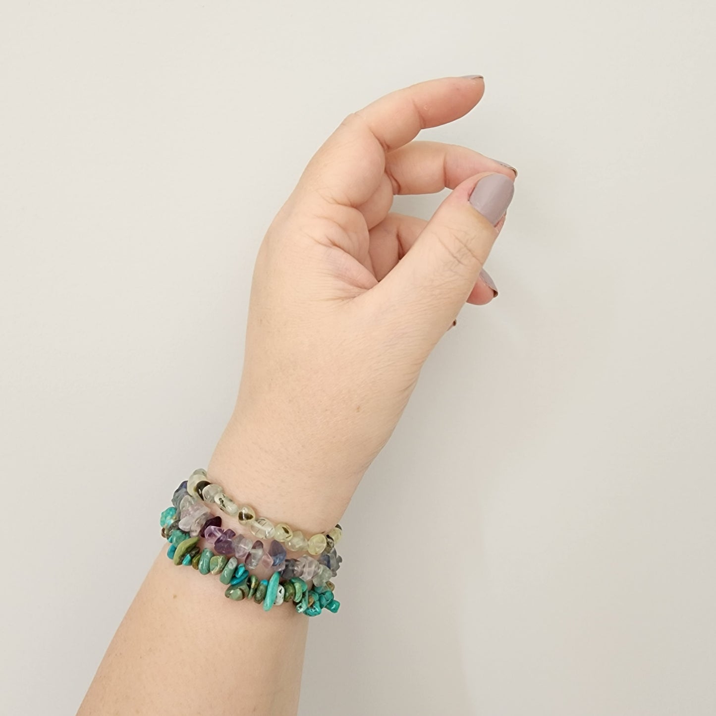 Turquoise Chip Bracelet