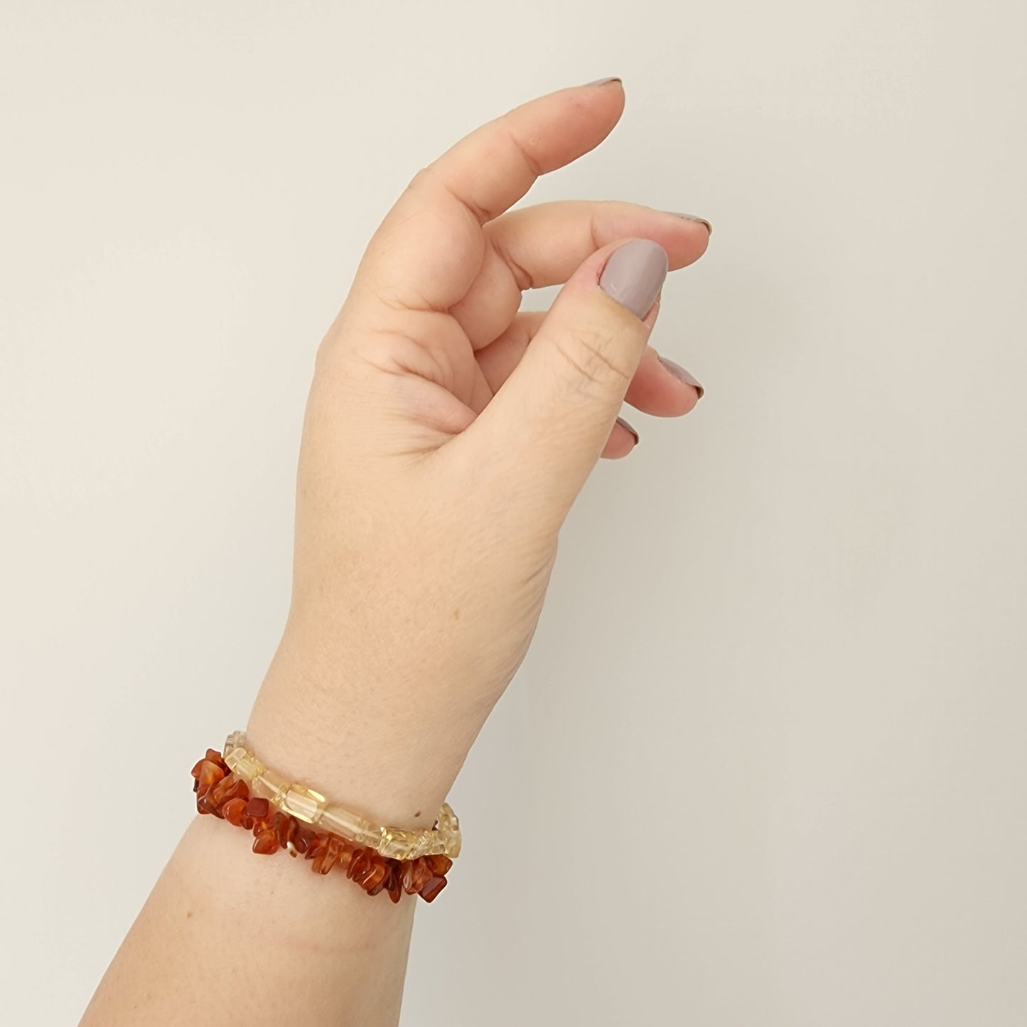 Carnelian Chip Bracelet