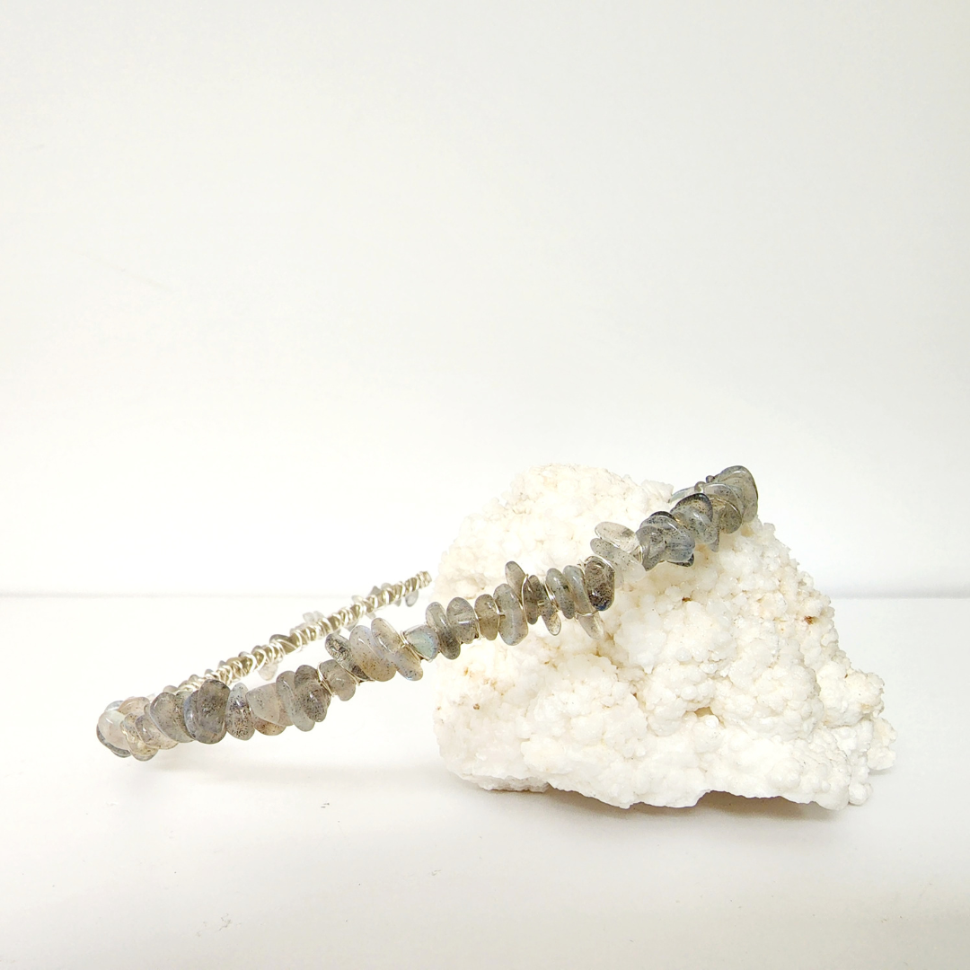 Labradorite Chip Headband
