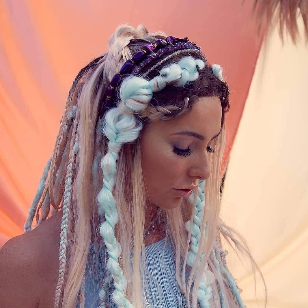 Amethyst Chip Headband
