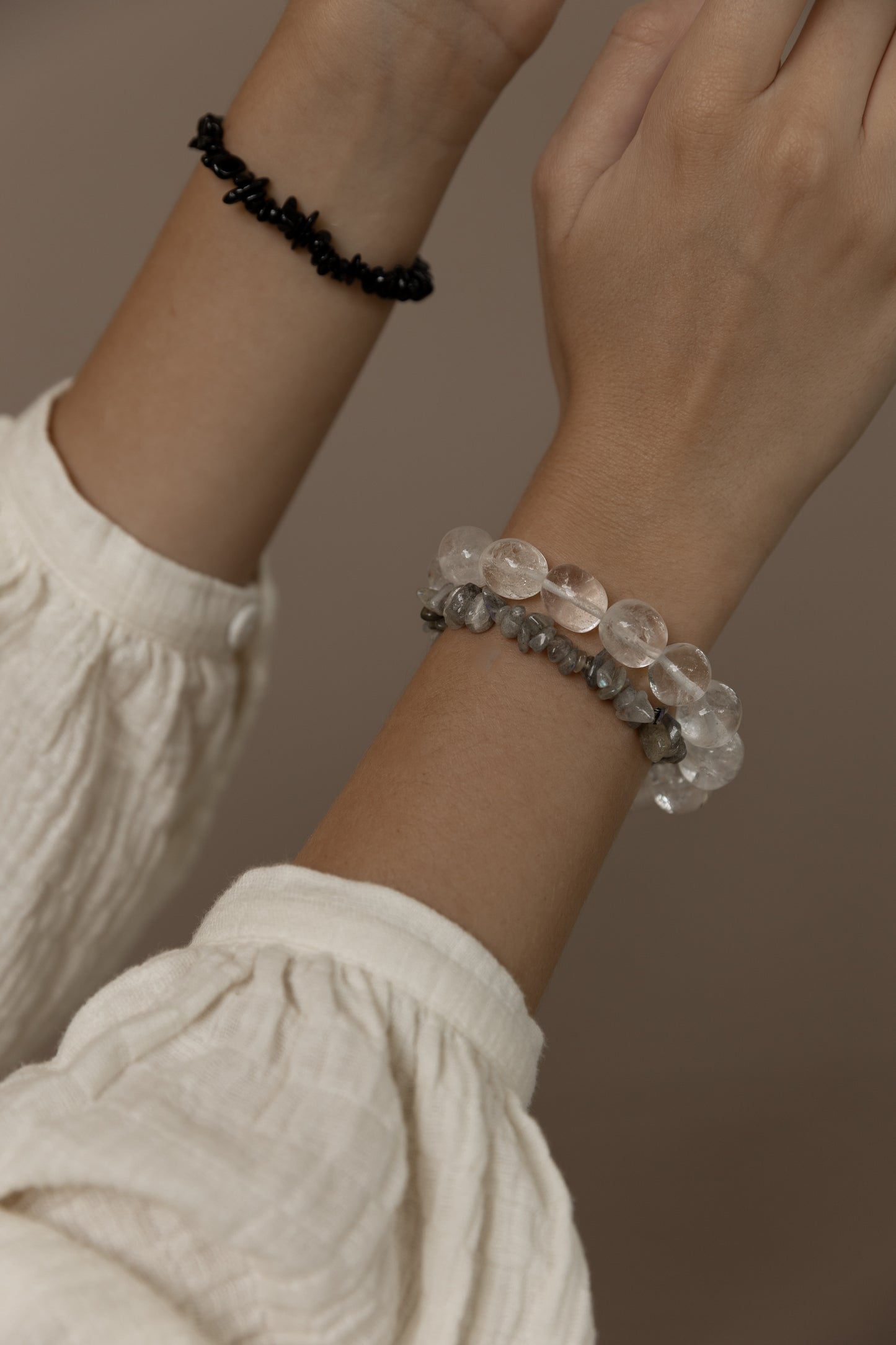 Clear Quartz Nugget Bracelet