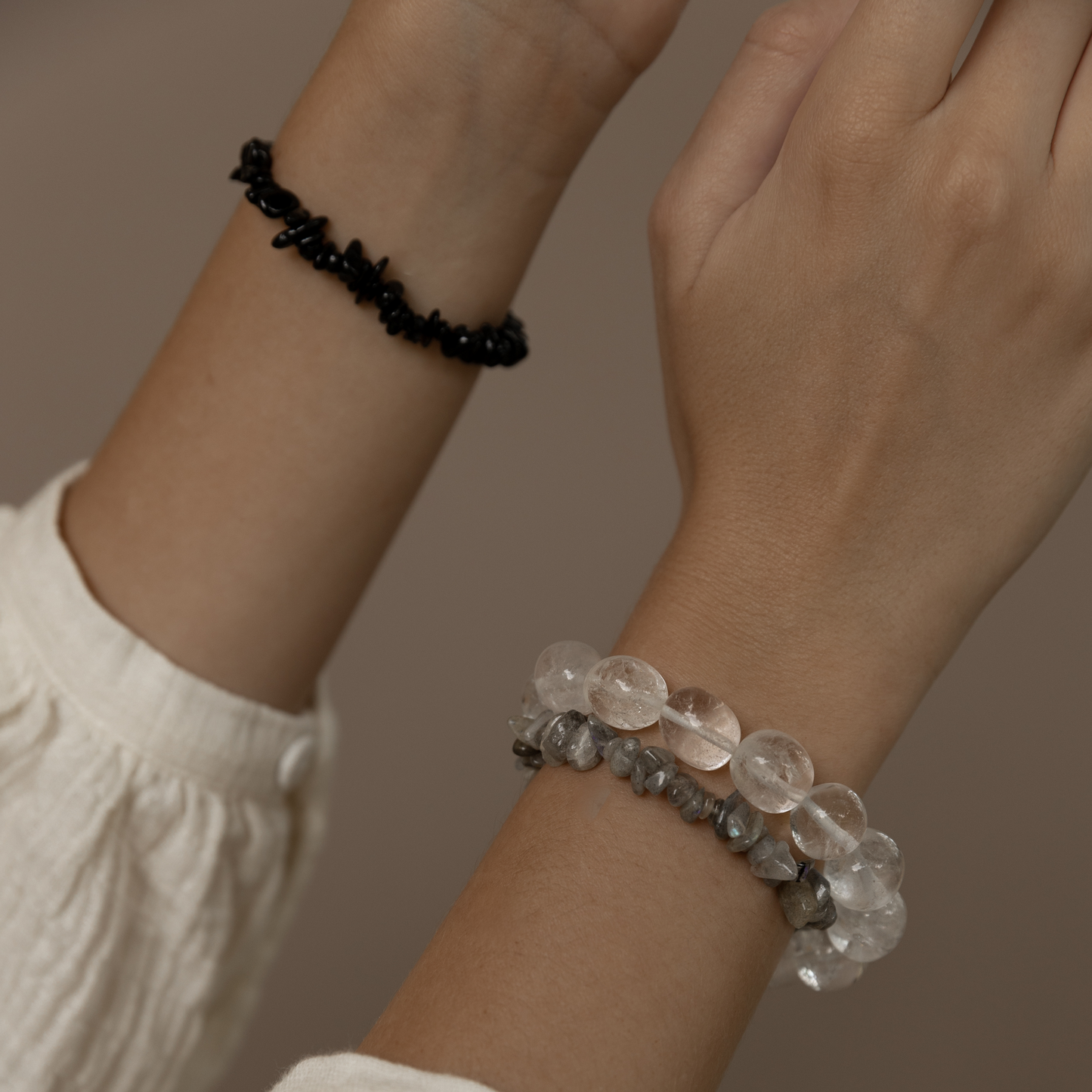 Black Tourmaline Chip Bracelet