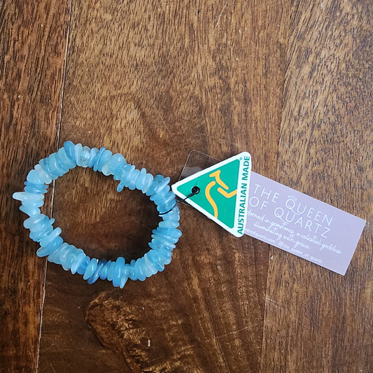 Aquamarine Chunky Bracelet