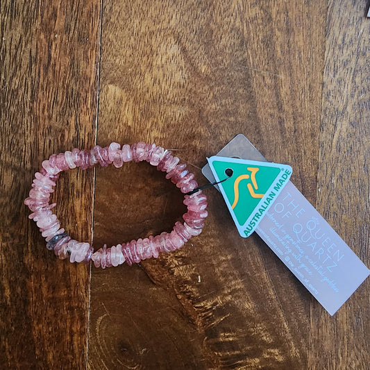 Strawberry Quartz Bracelet