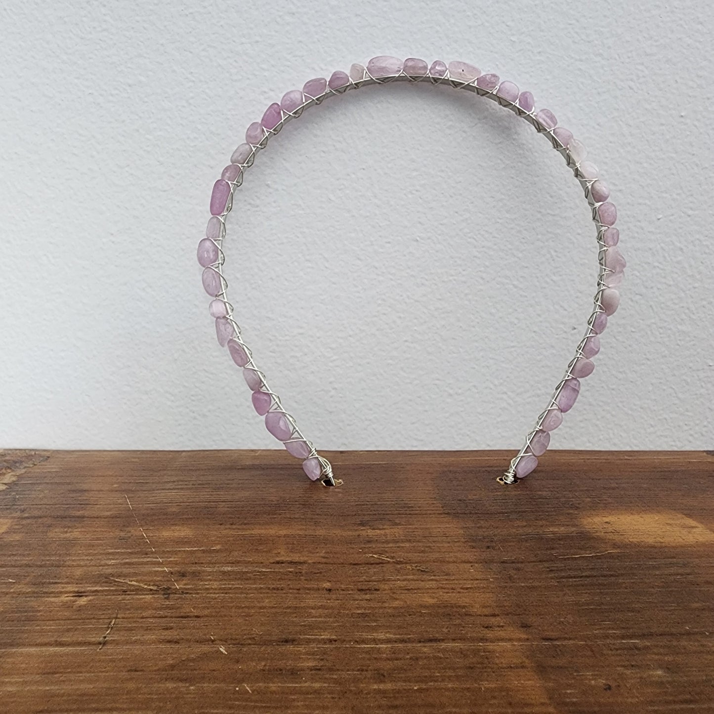 Kunzite Pebble Headband