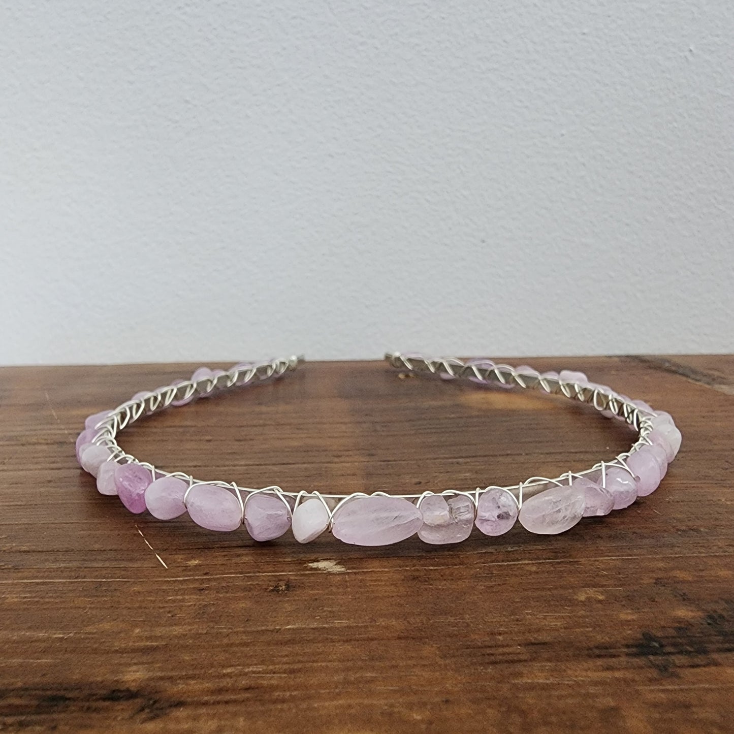 Kunzite Pebble Headband