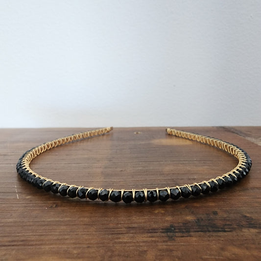 Black Spinel Headband