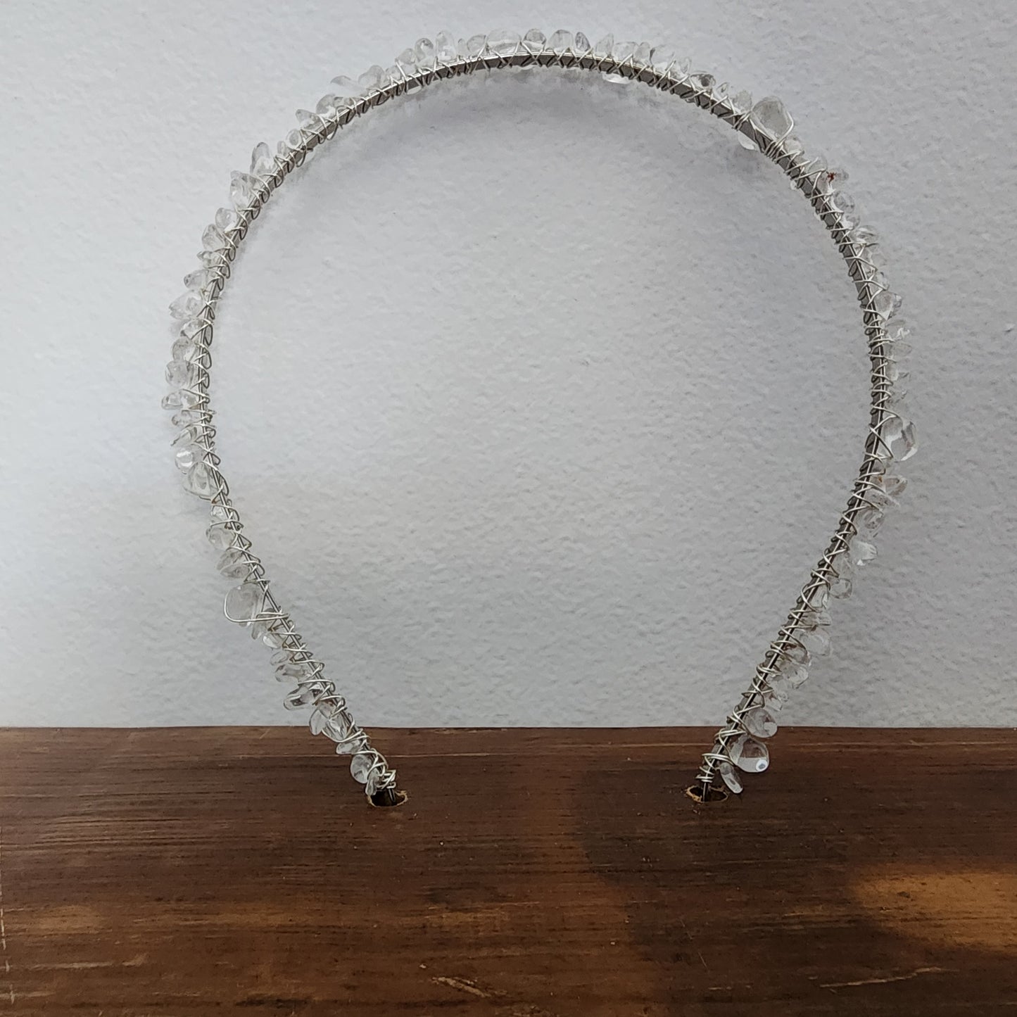 Clear Quartz Chip Headband