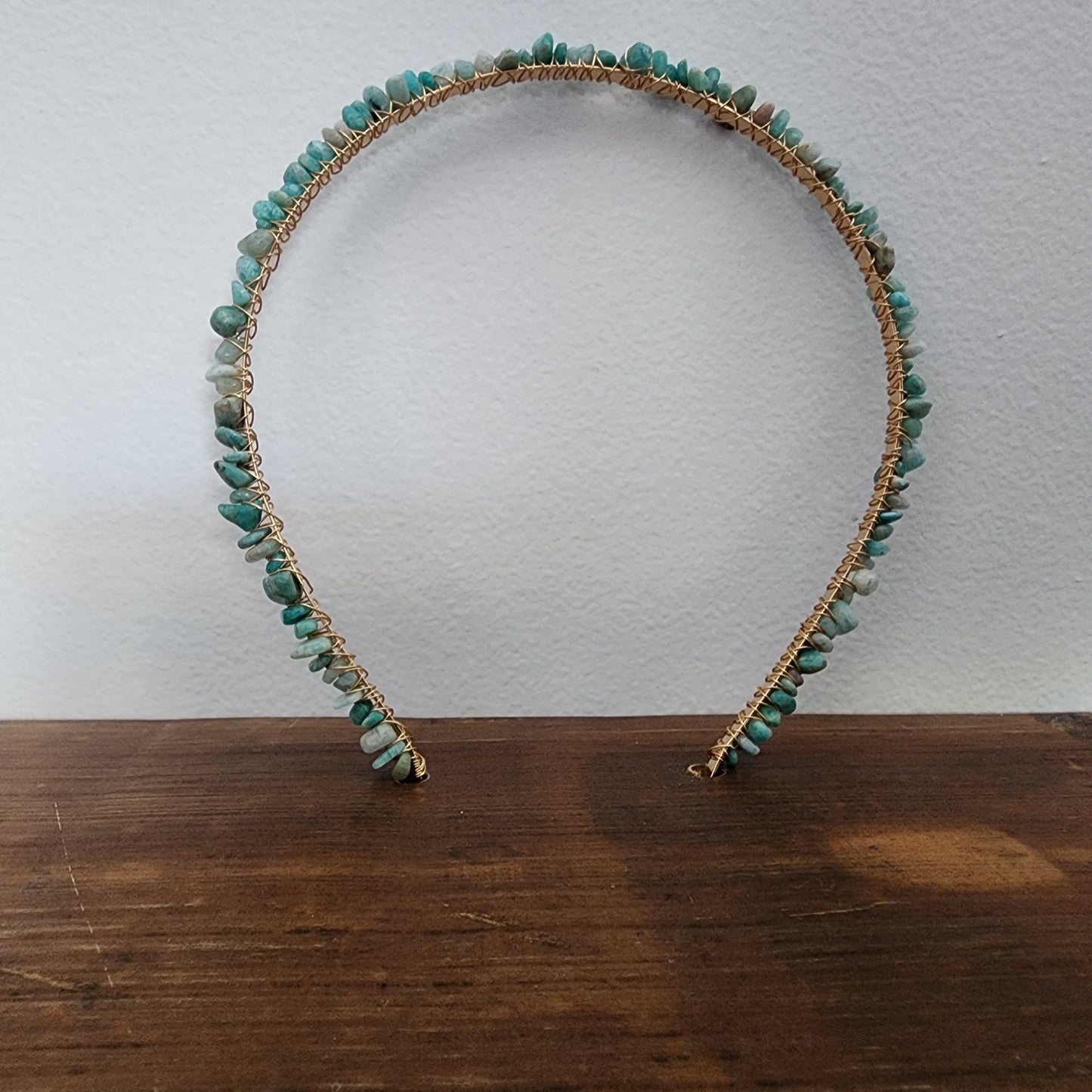 Amazonite Chip Headband