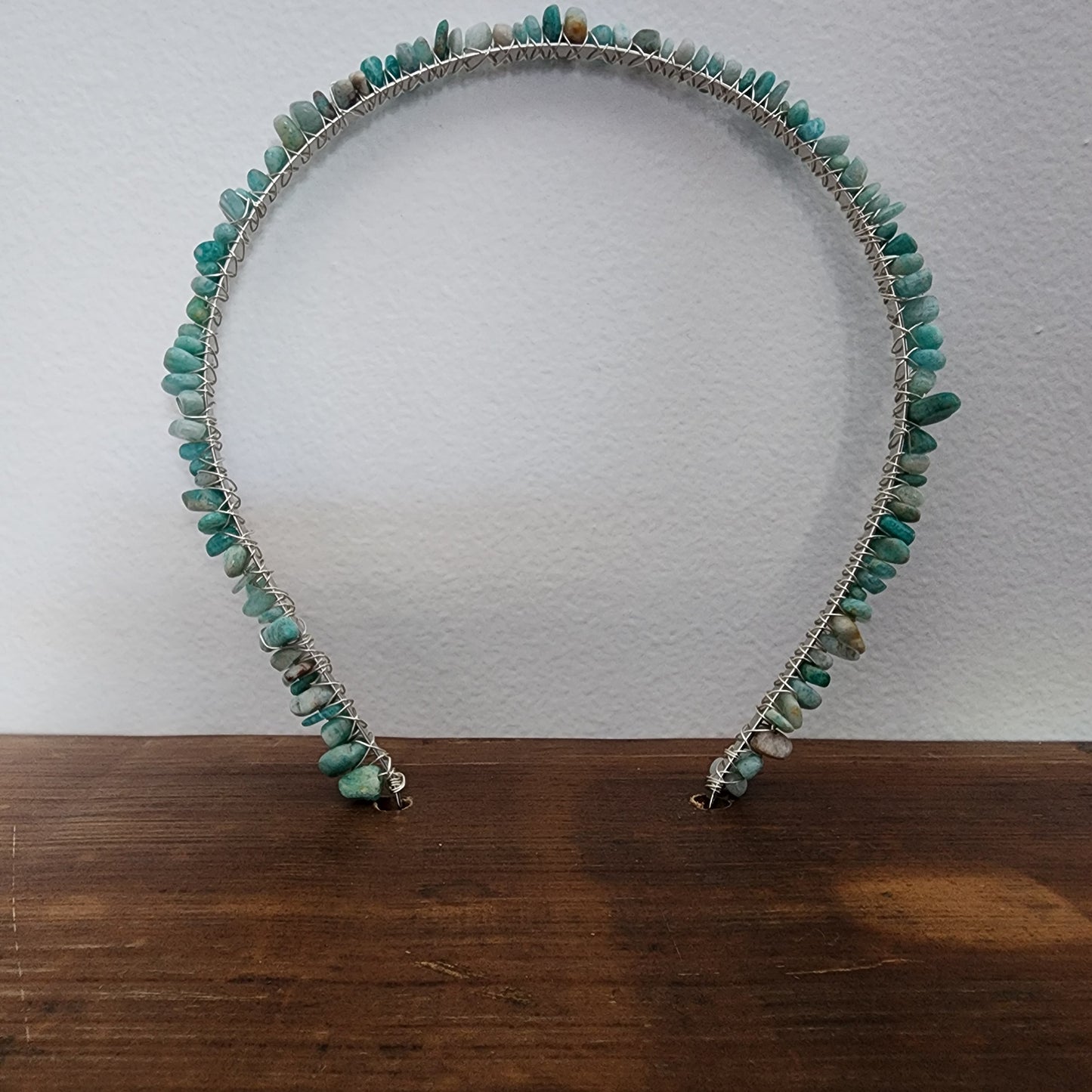 Amazonite Chip Headband