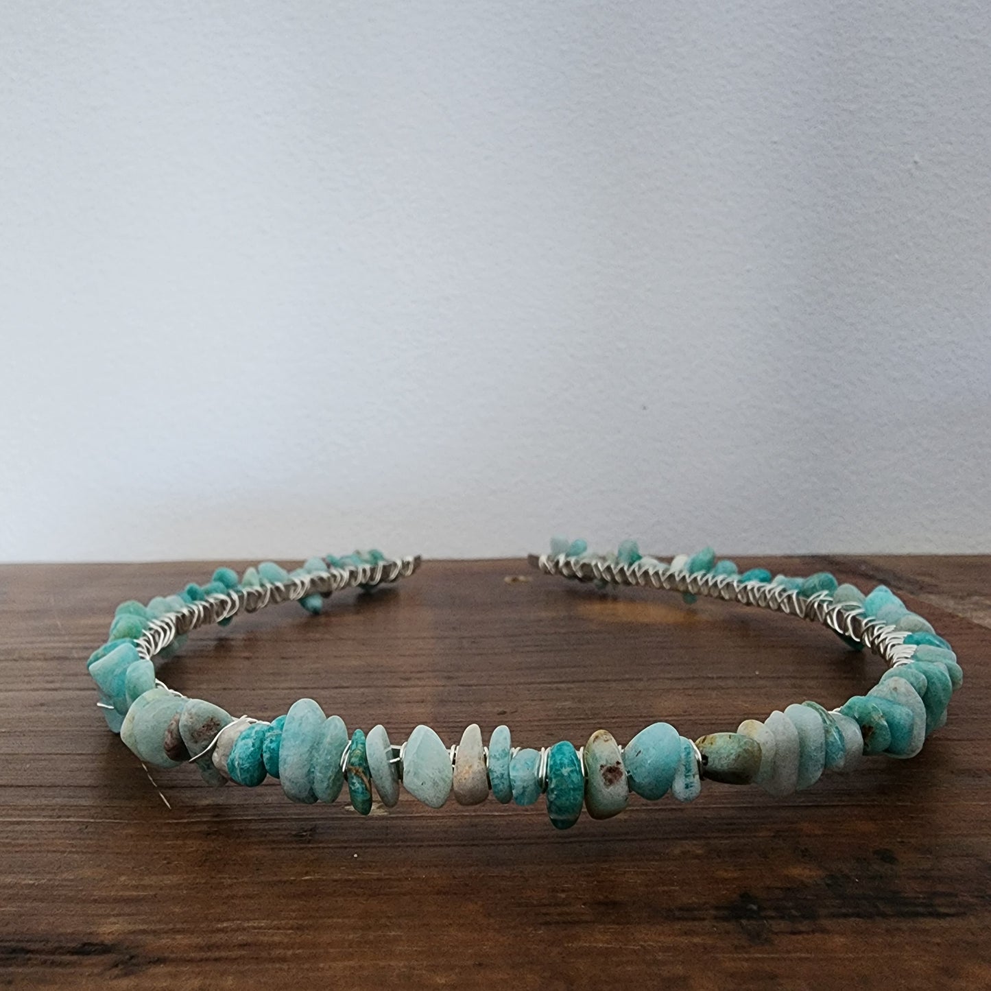 Amazonite Chip Headband