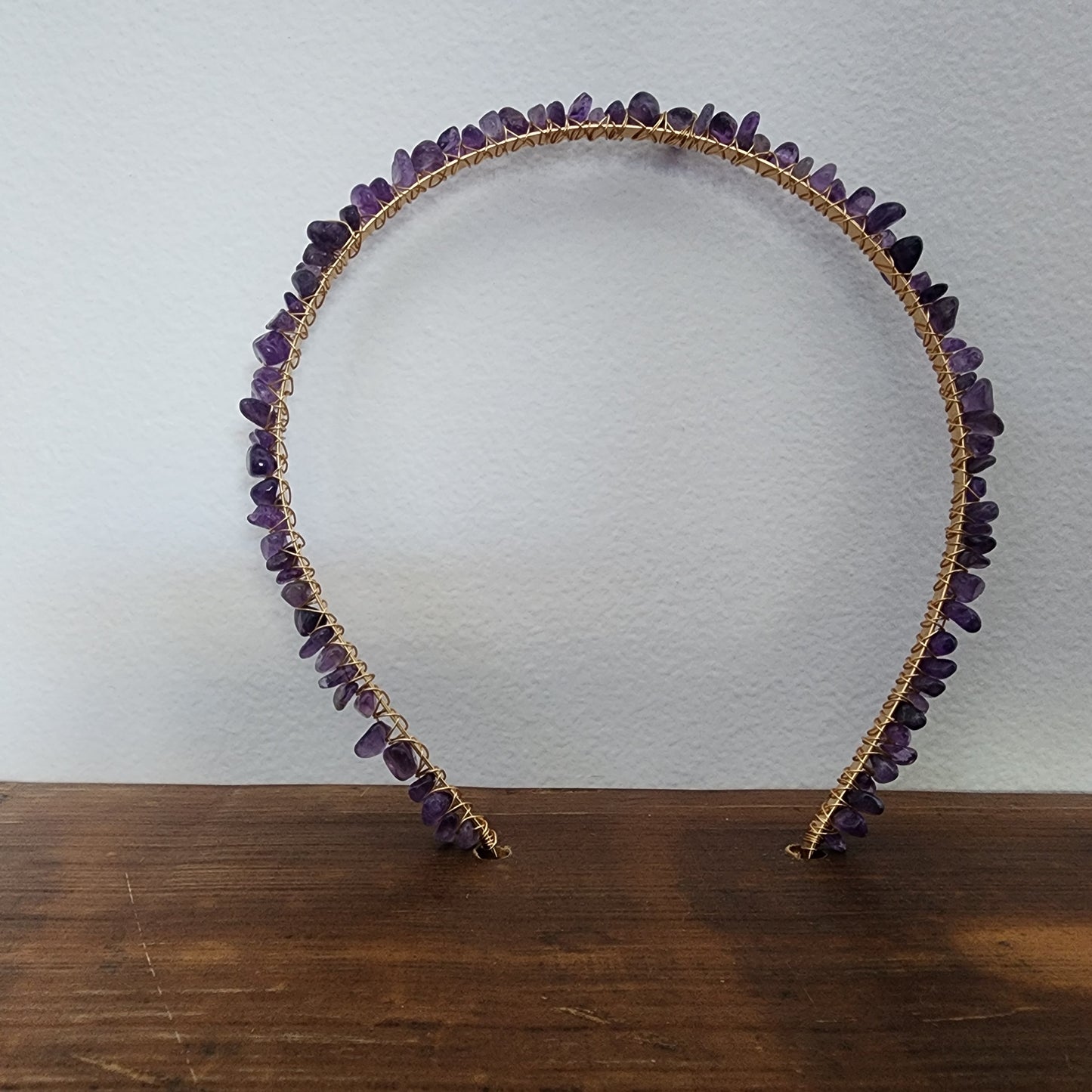 Amethyst Chip Headband