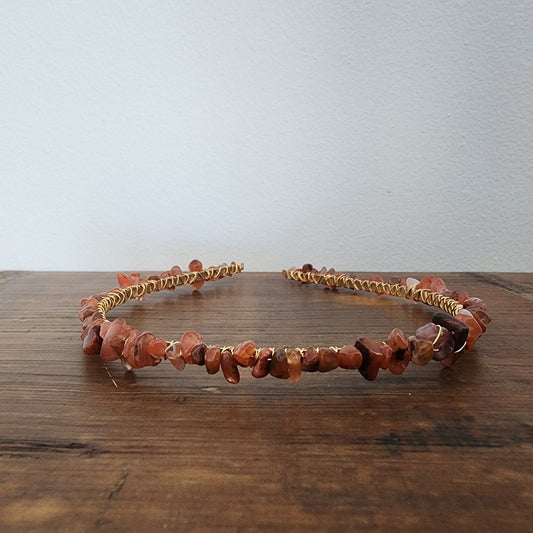 Carnelian Chip Headband