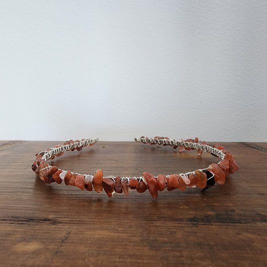 Carnelian Chip Headband