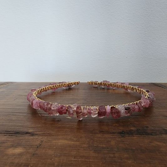 Strawberry Quartz Chip Headband